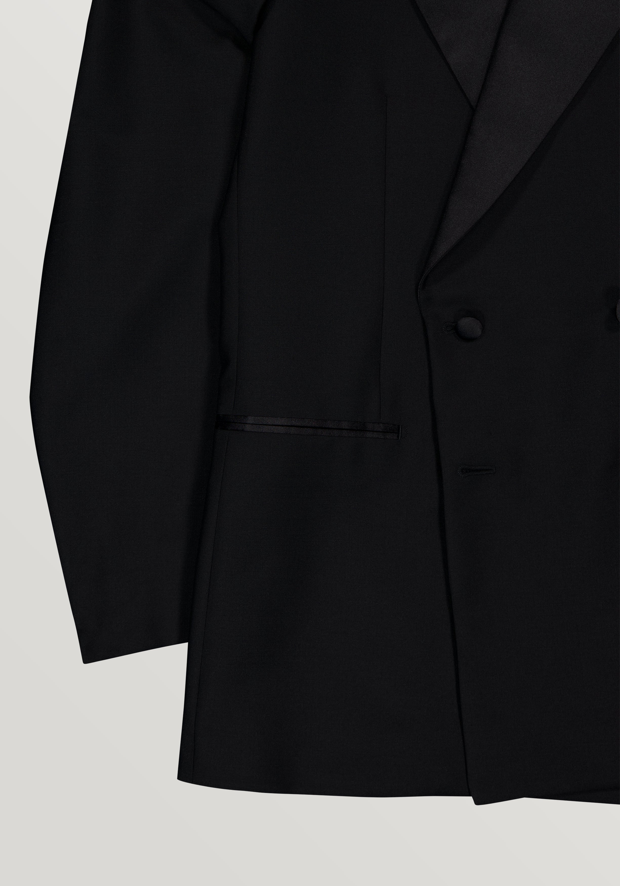 Mercer Double-Breasted Tuxedo - Black