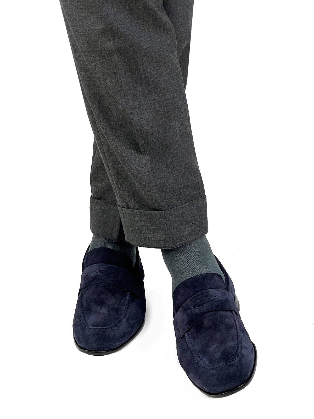 Suede Soft Loafer - Midnight