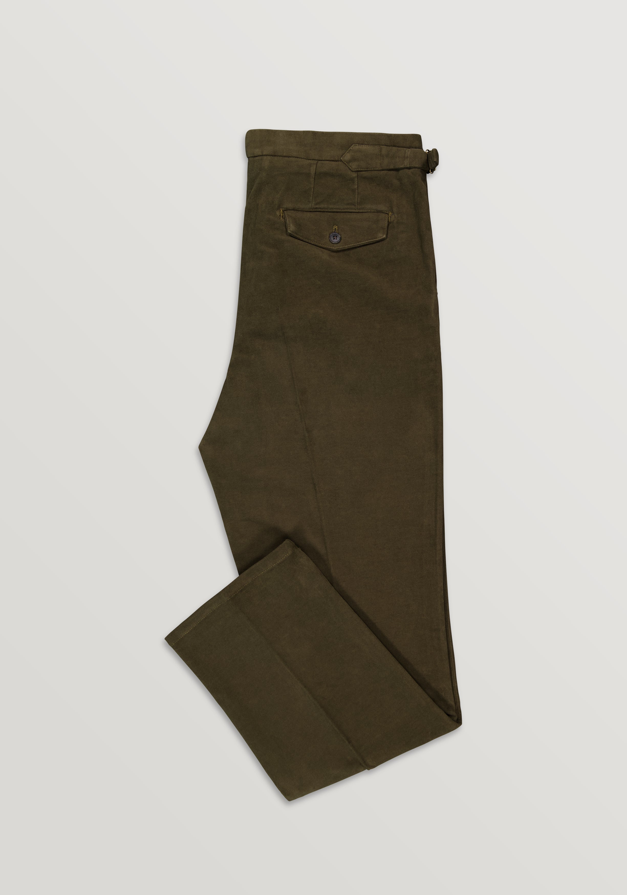 Moleskin Stretch Chino SAMPLE - Olive