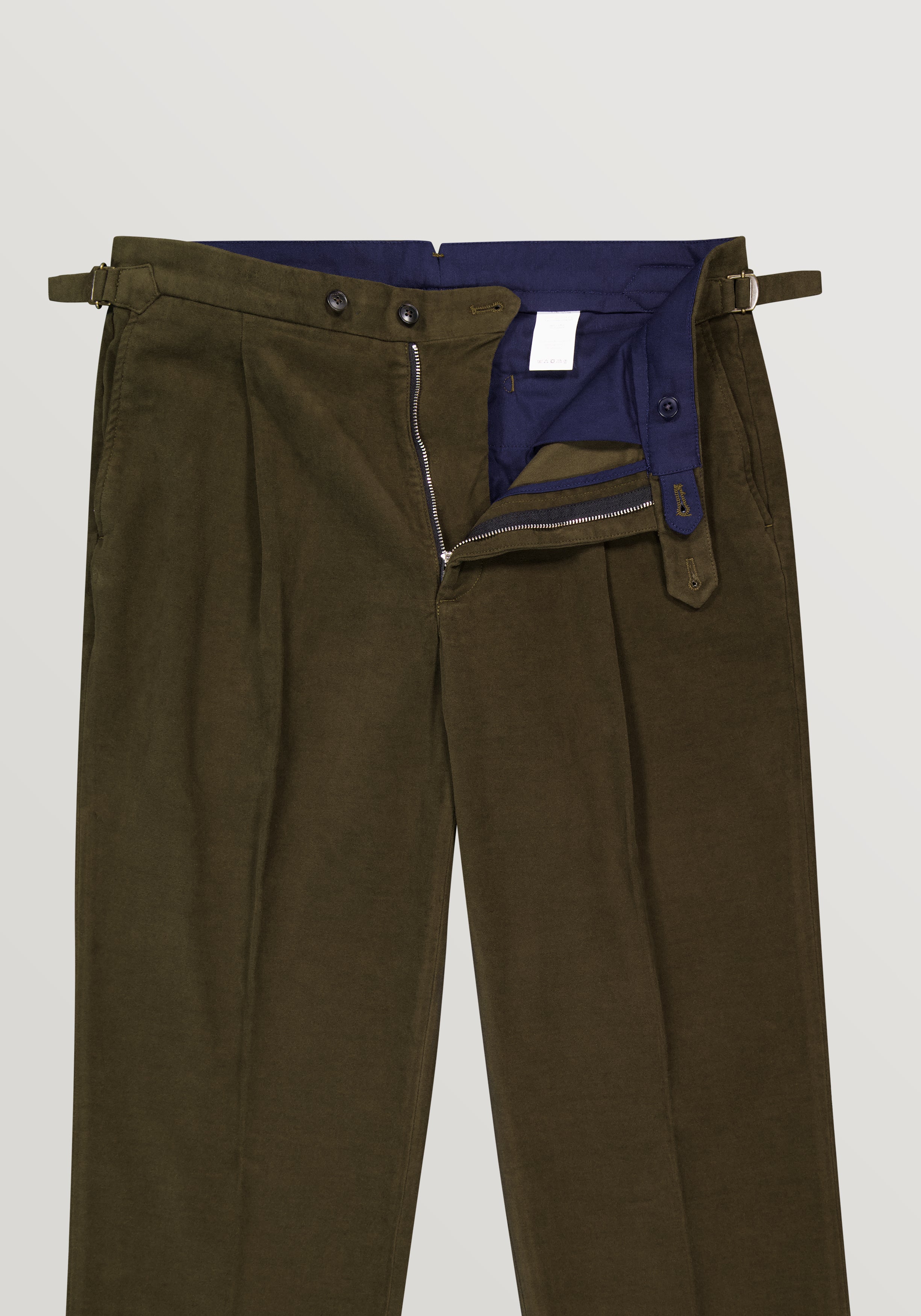 Moleskin Stretch Chino SAMPLE - Olive