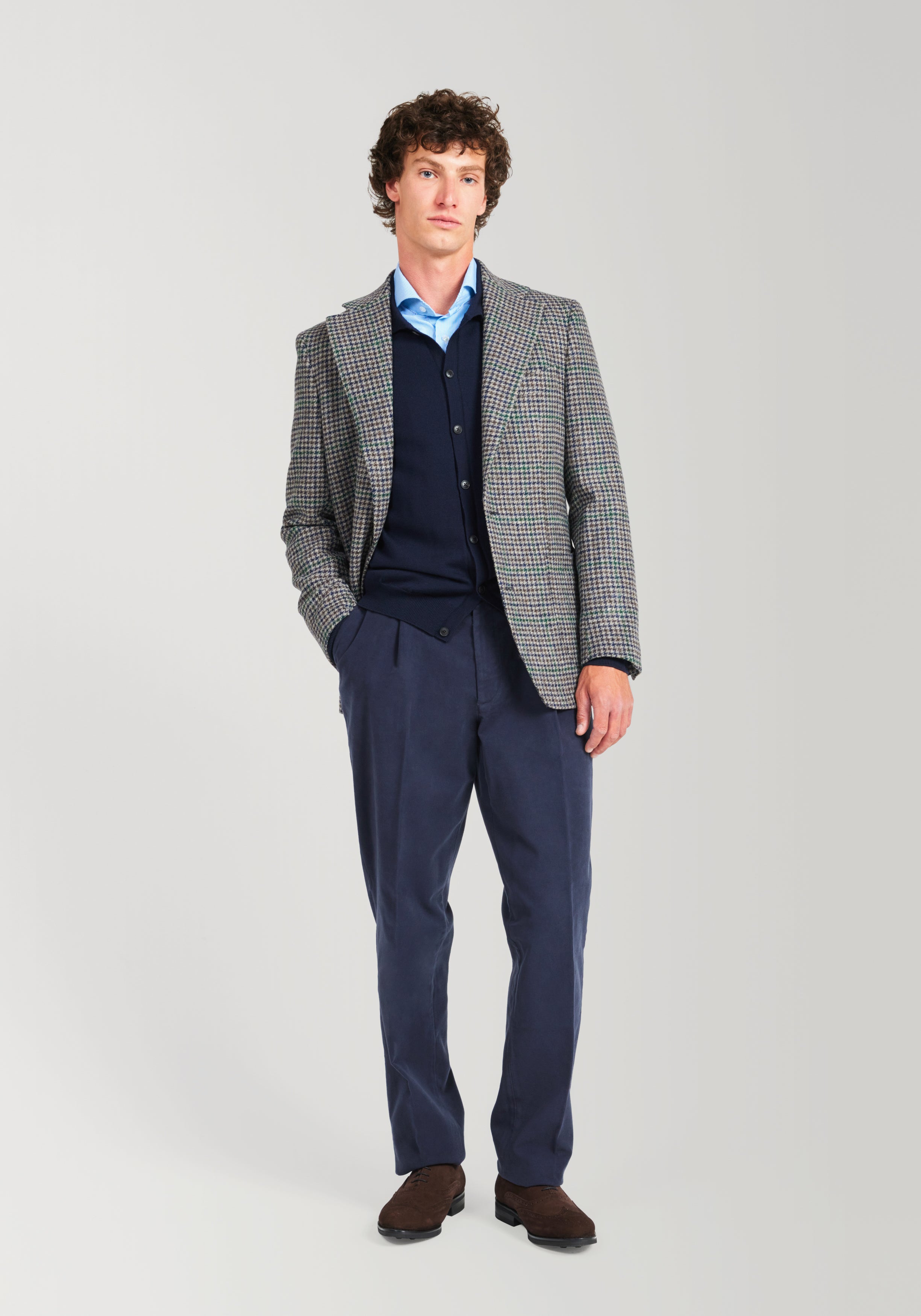 Tweed Jacket - Slate