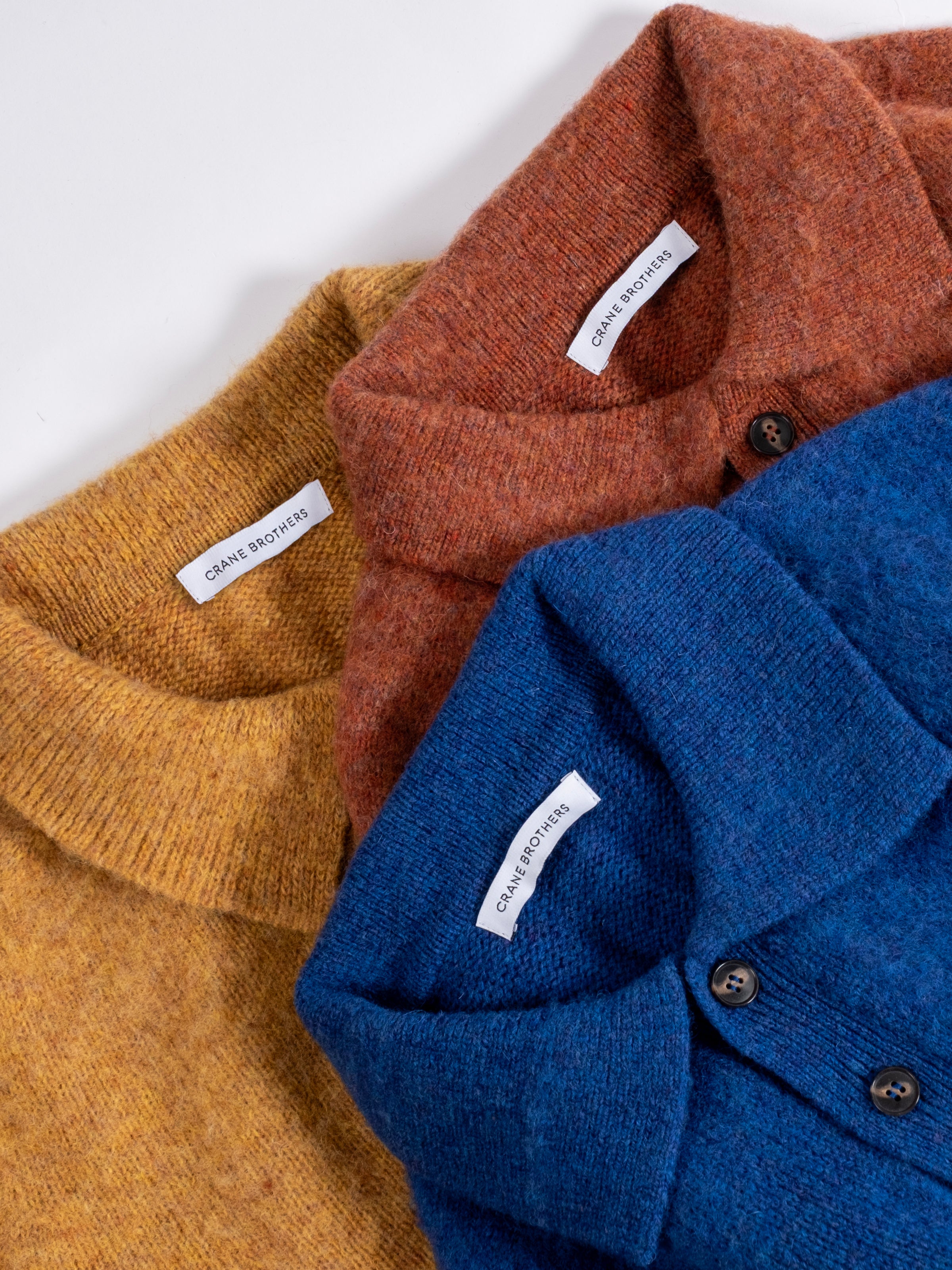 Heavy Gauge Shetland Polo - Cumin