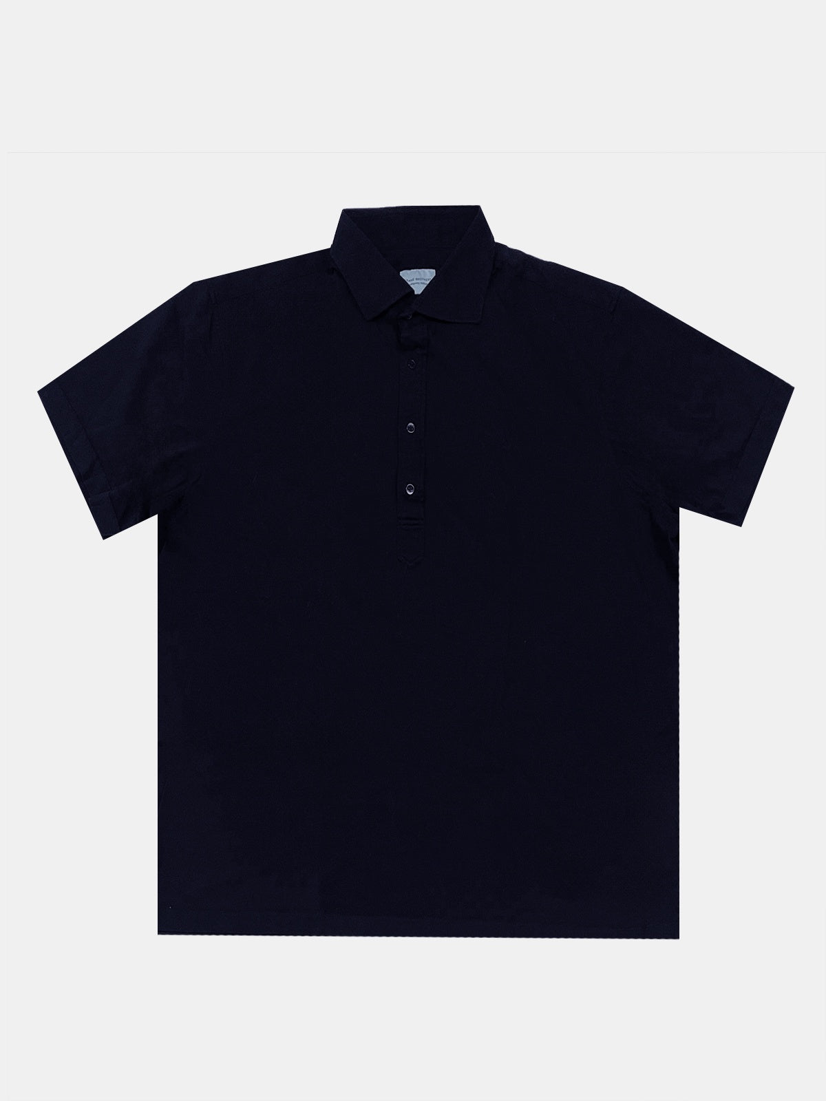 Cotton Pique Polo - Navy LUCKY LAST