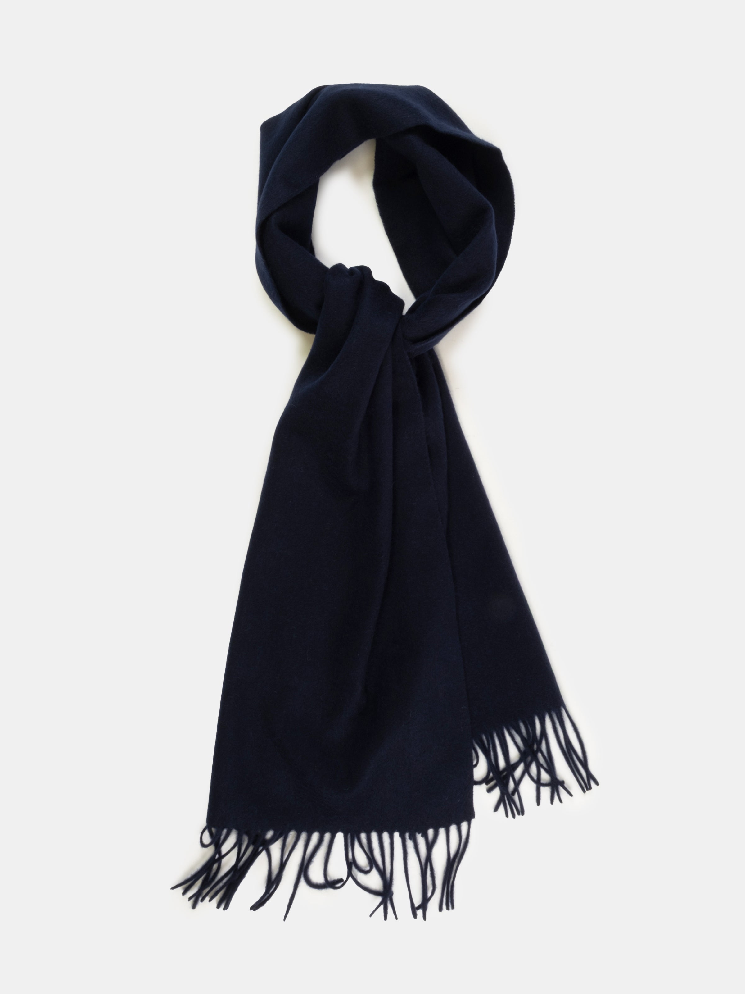 Cashmere Scarf - Navy