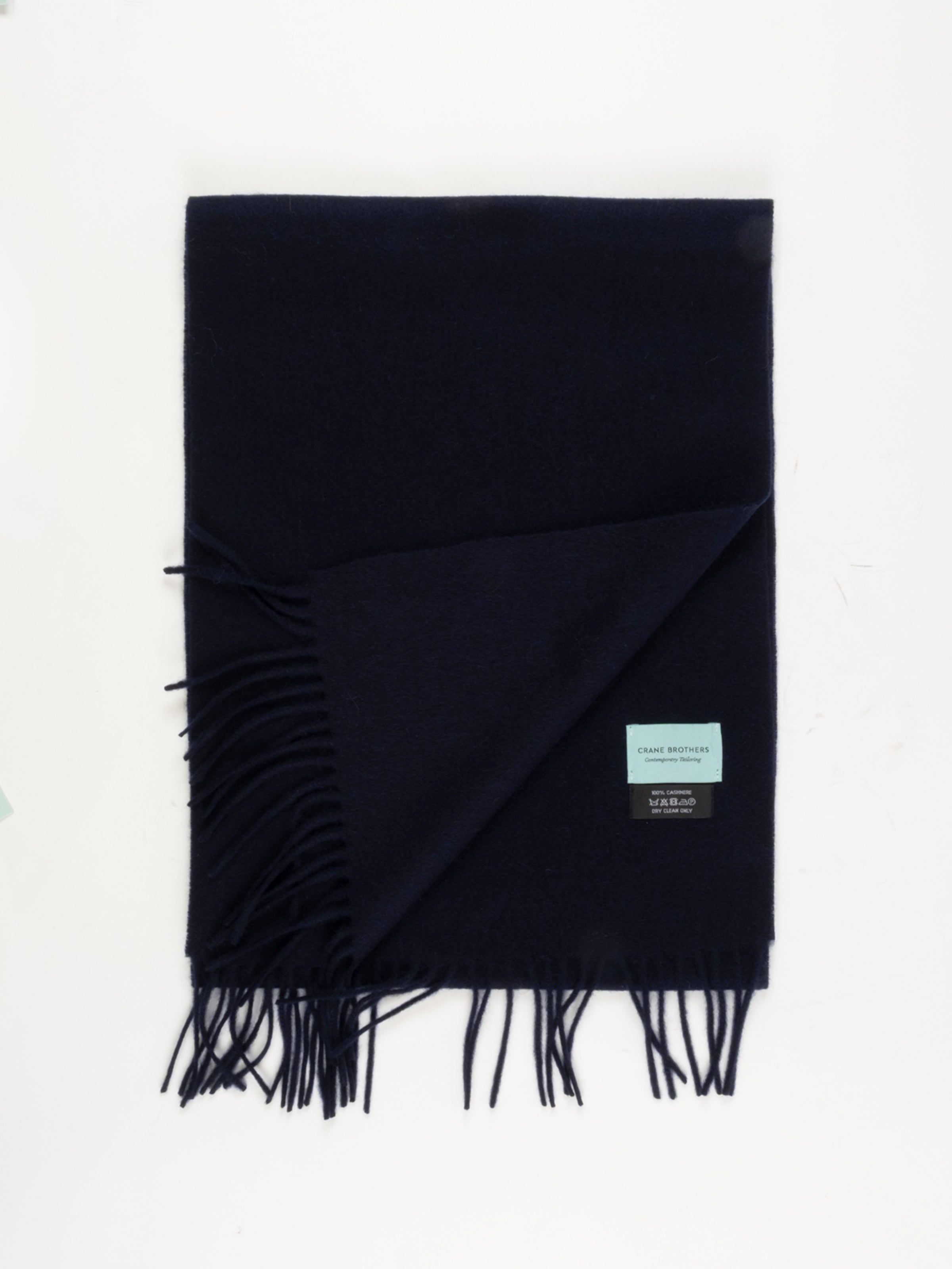 Cashmere Scarf - Navy