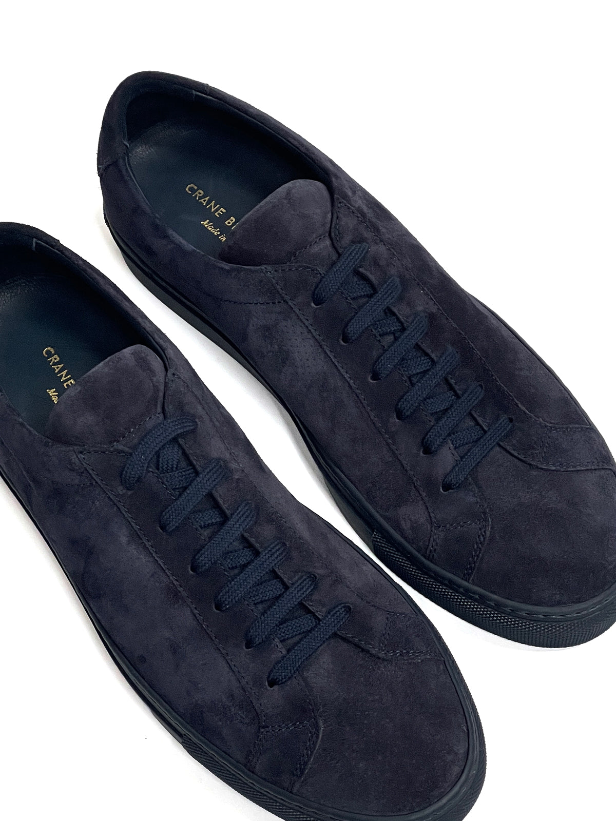 Midnight Perforated Suede Sneaker