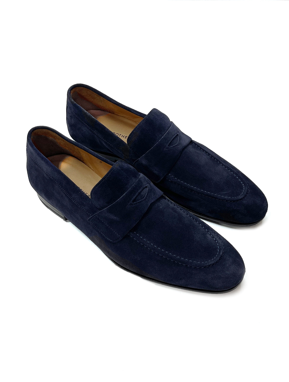 Suede Soft Loafer - Midnight