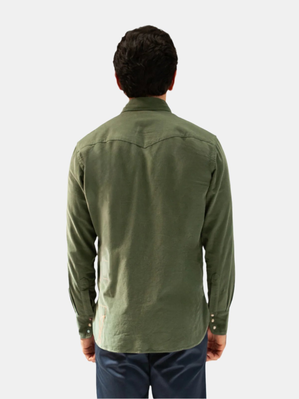 Fortela Corduroy Texan Shirt - Olive  LUCKY LAST