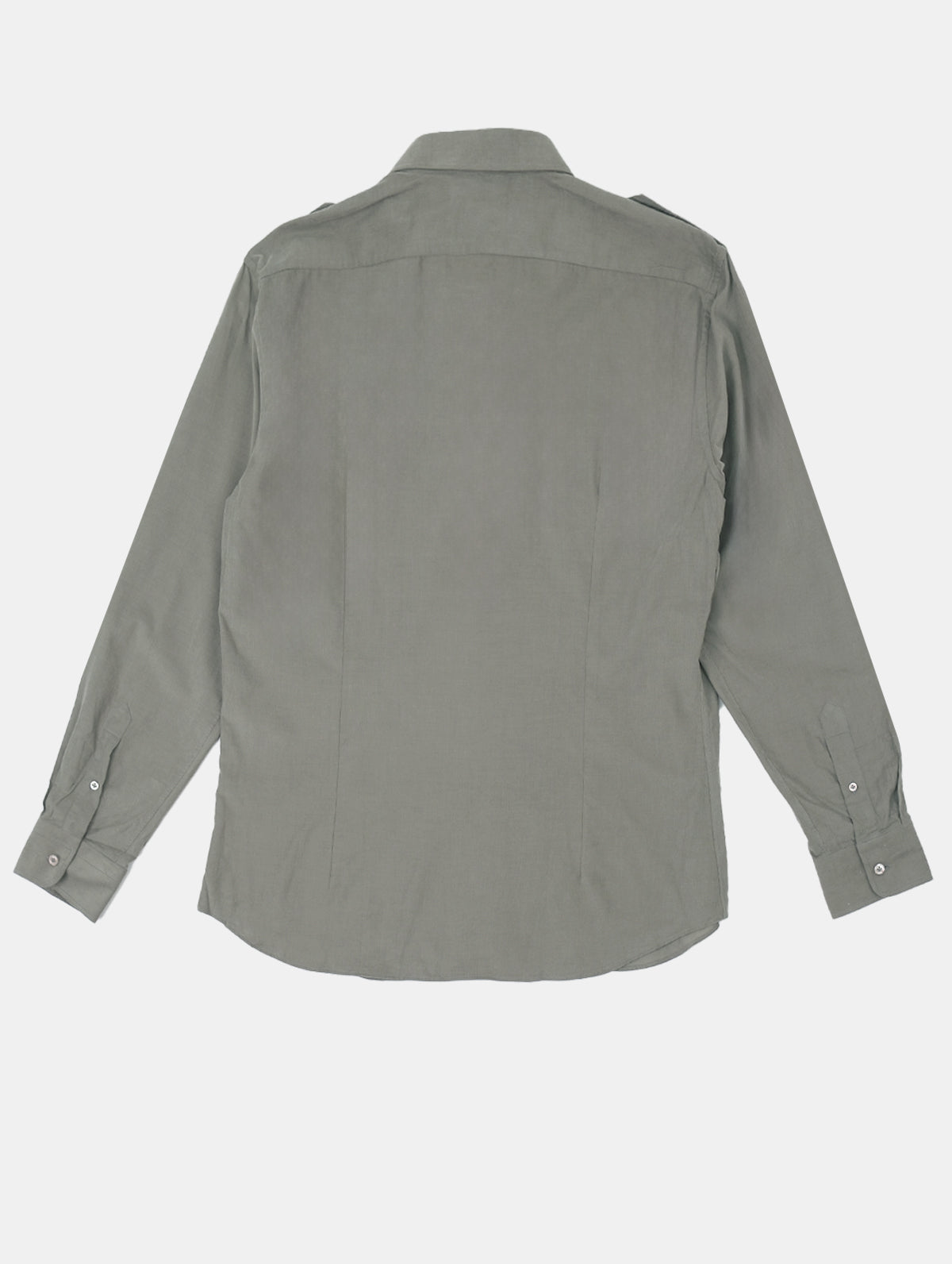 Cotton Corduroy Overshirt -Olive LUCKY LAST