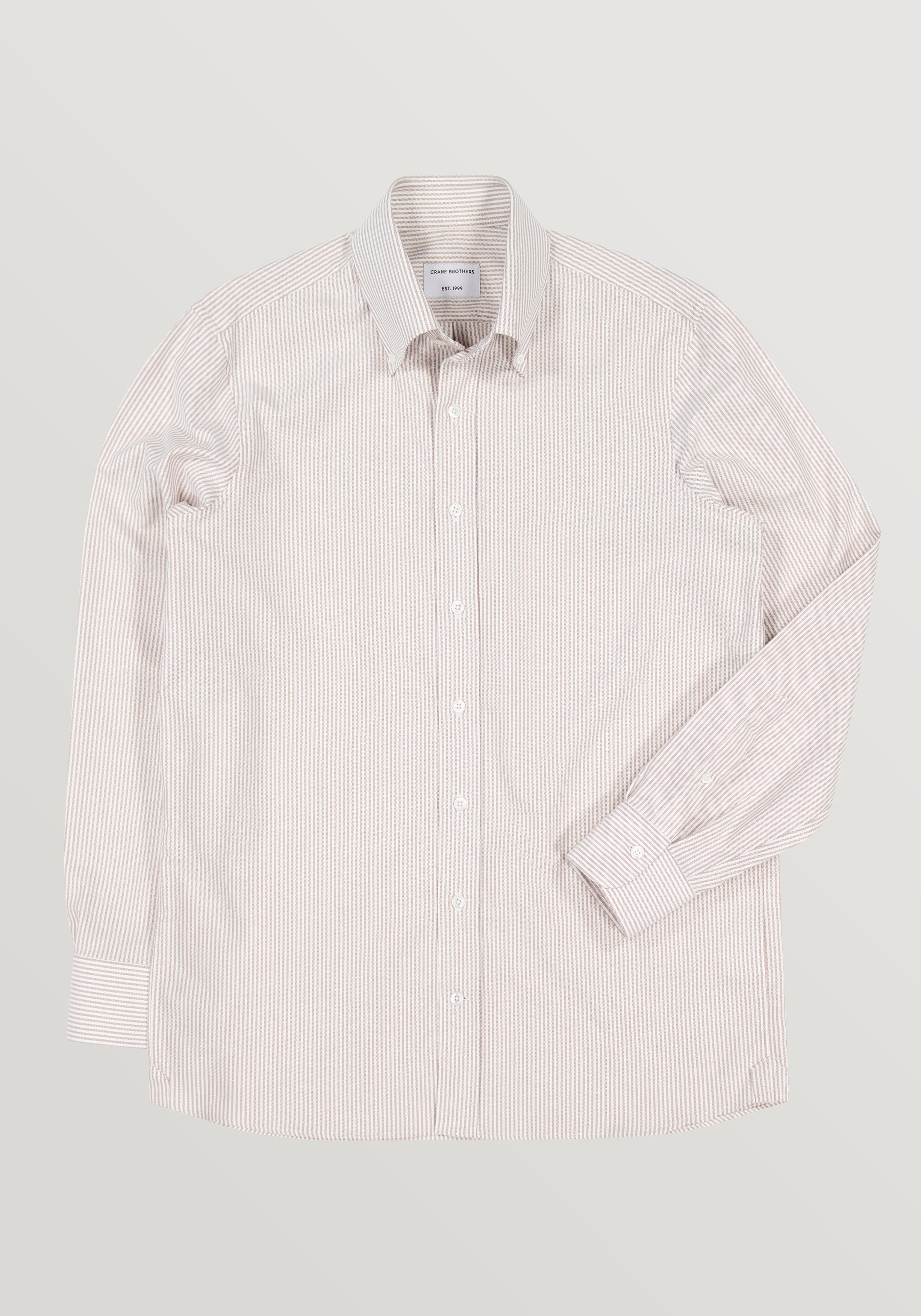 Oxford Stripe Shirt - Caramel