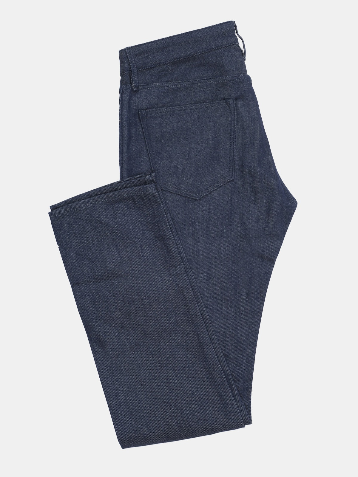Rigid Denim Jeans - Dark Blue