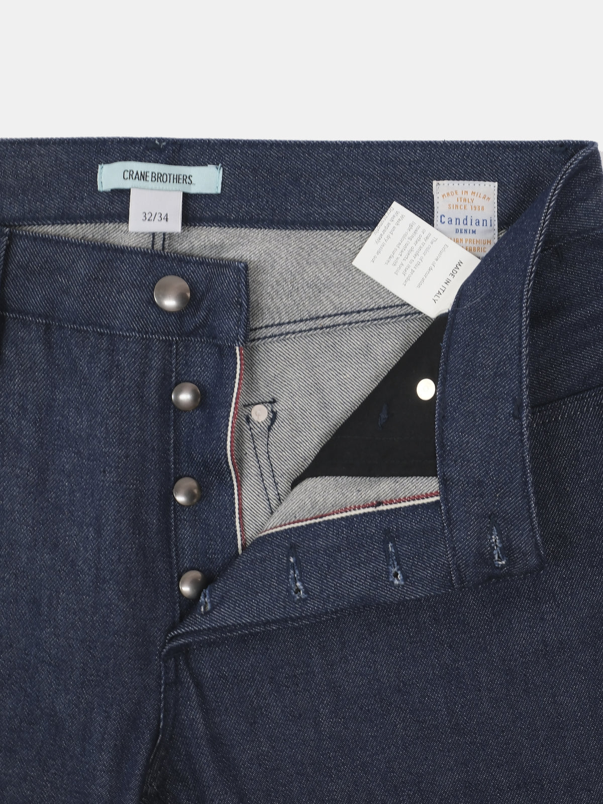 Rigid Denim Jeans - Dark Blue