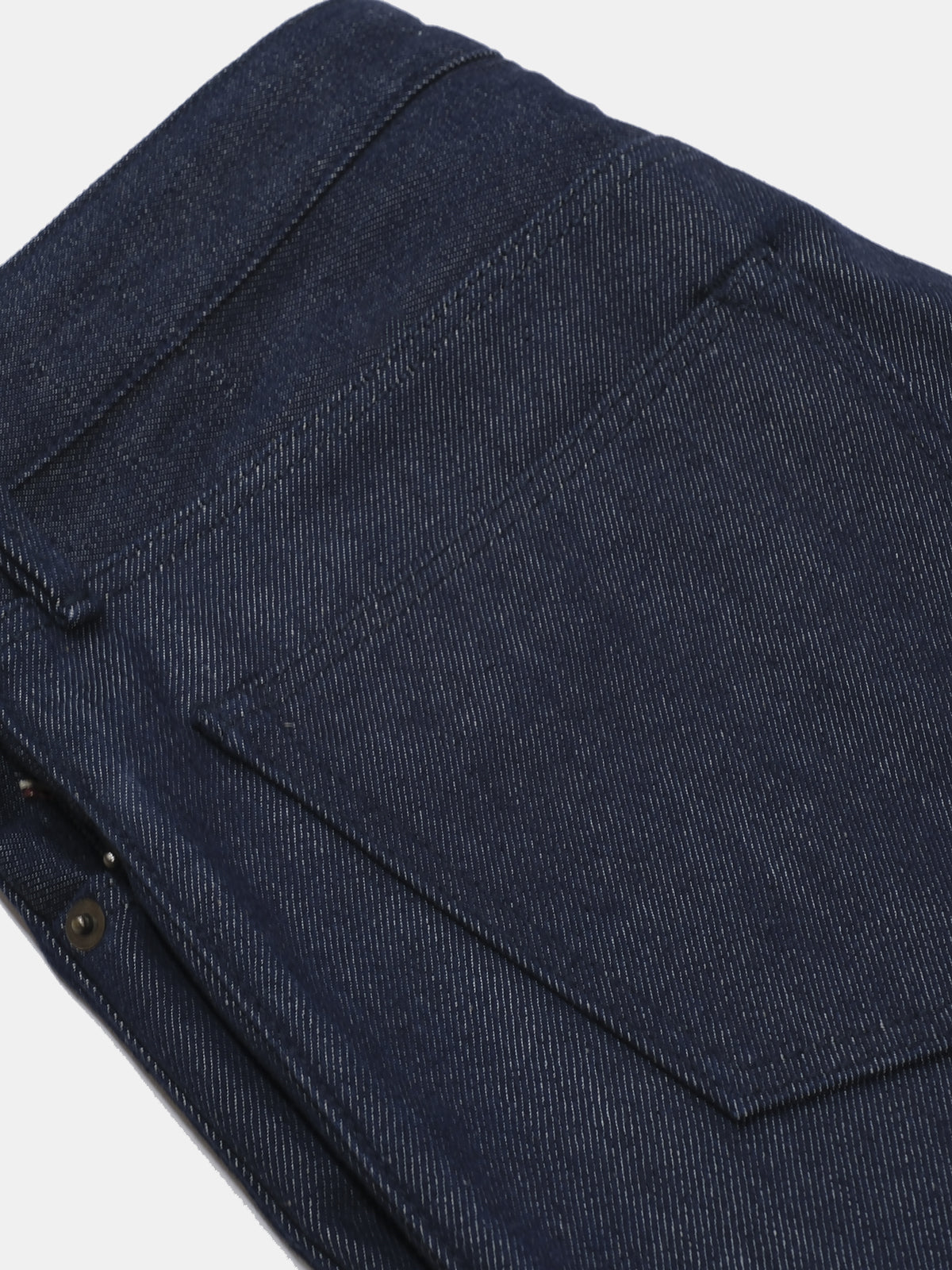 Rigid Denim Jeans - Dark Blue