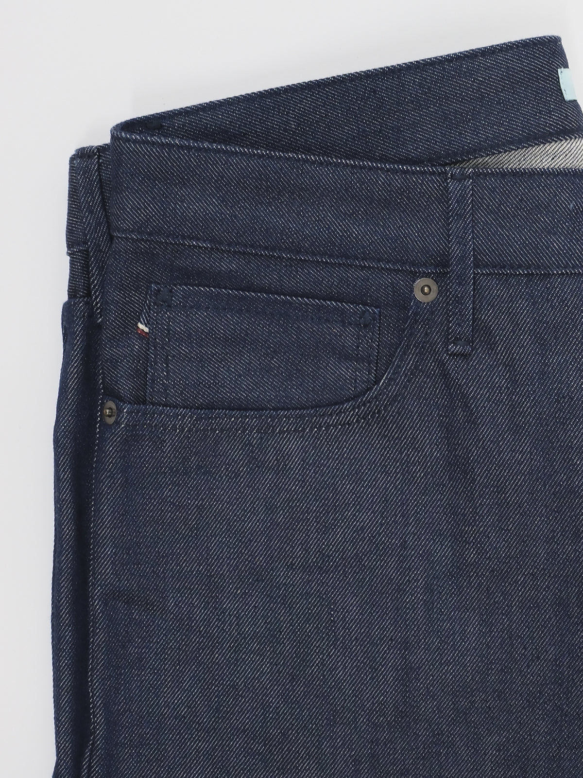 Rigid Denim Jeans - Dark Blue