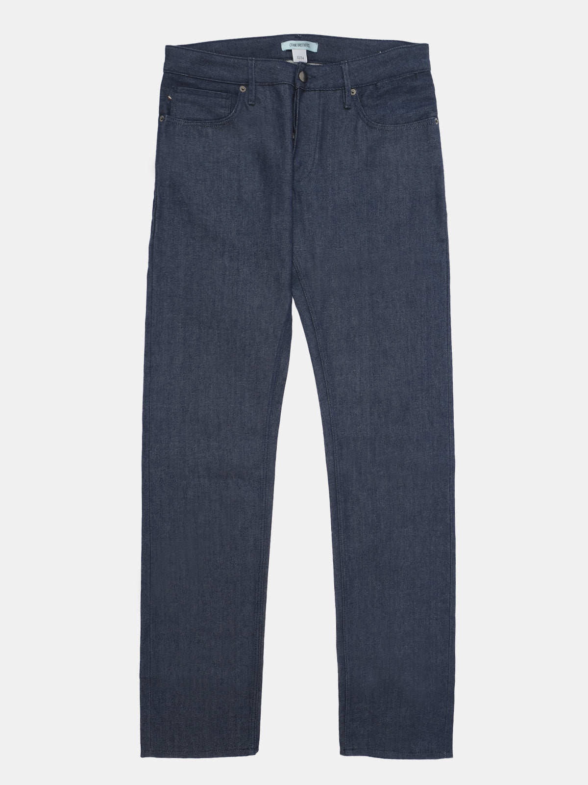 Rigid Denim Jeans - Dark Blue