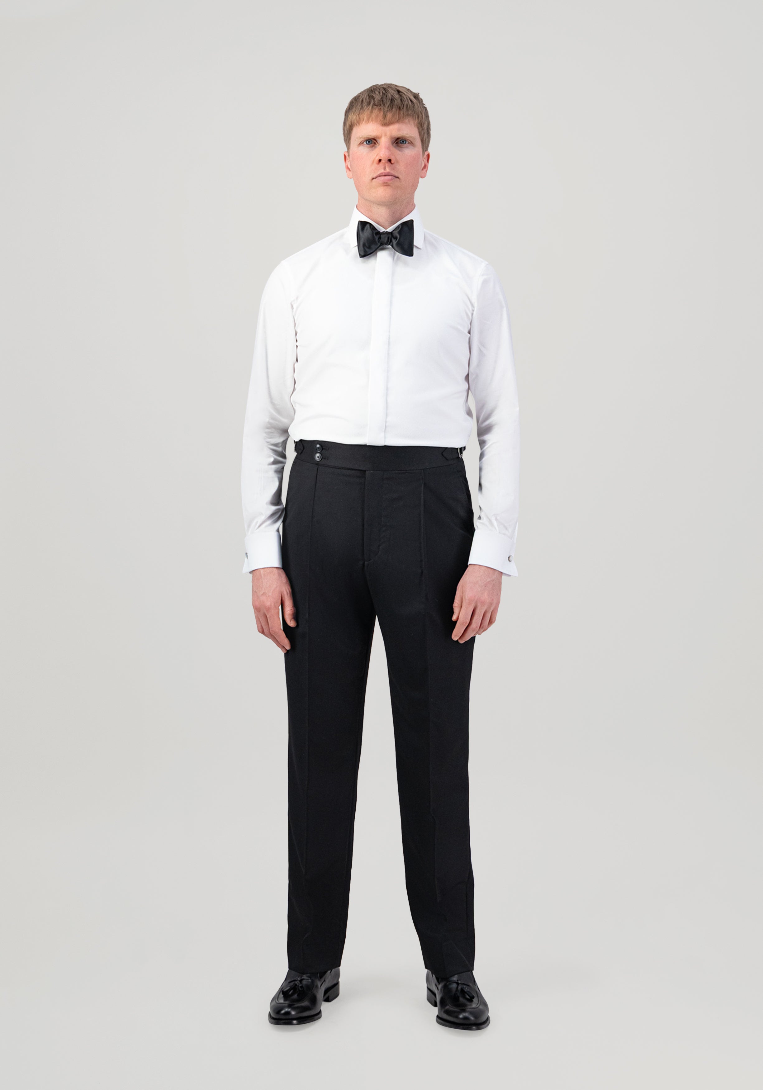 Rossini Cocktail Shirt - White Fine Twill