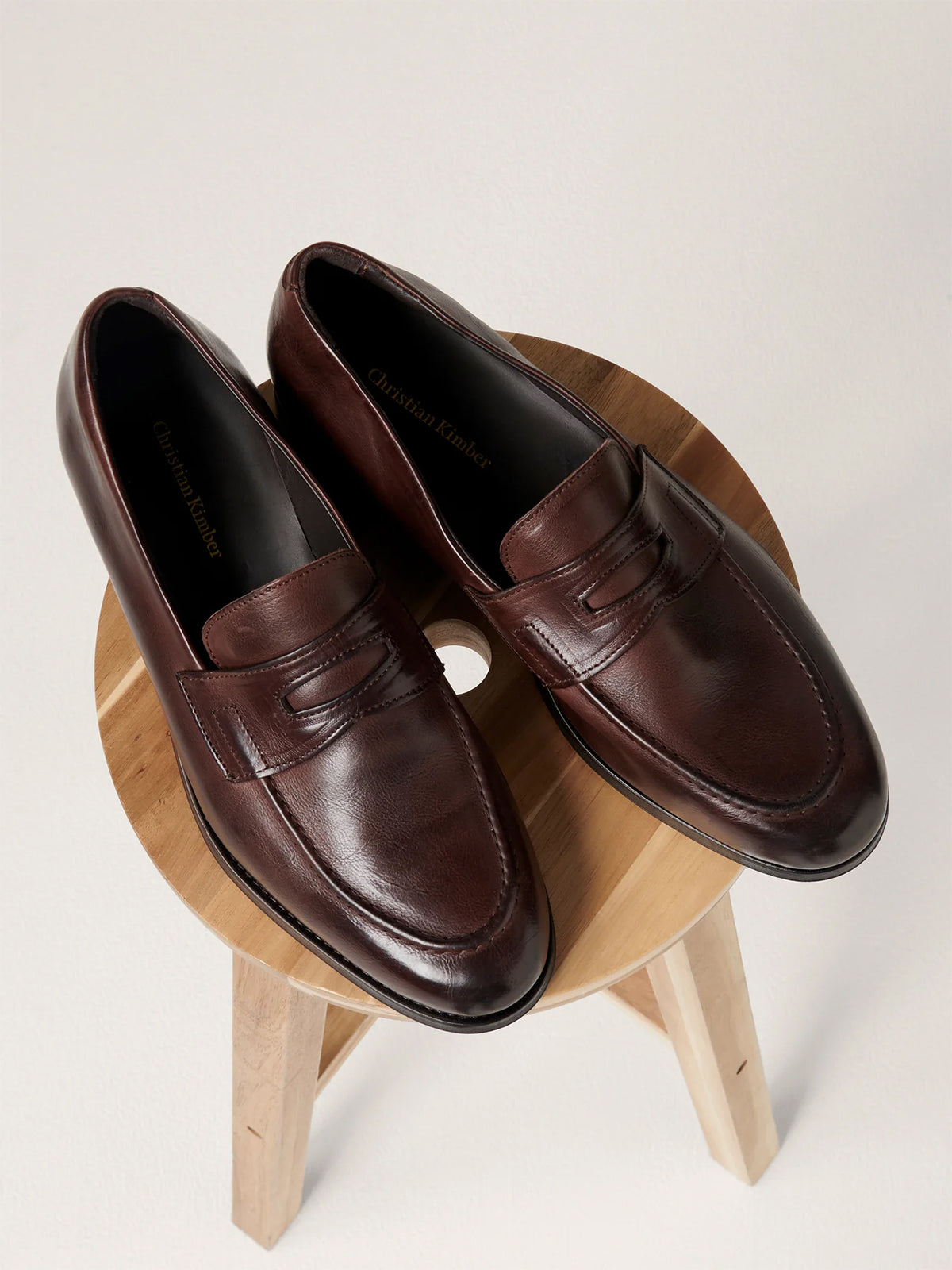 Christian Kimber Russell Classic Loafer - Chocolate Grain