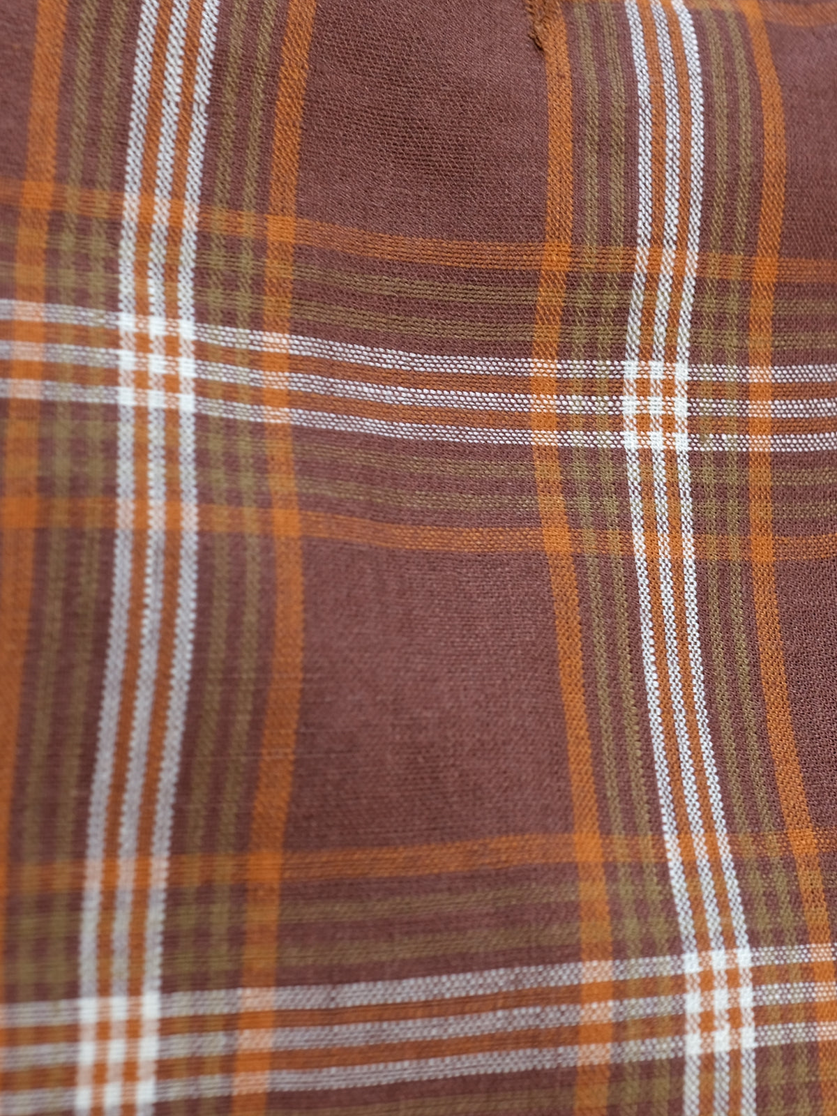 Fermo Shorts - Rust Linen Check - LUCKY LAST