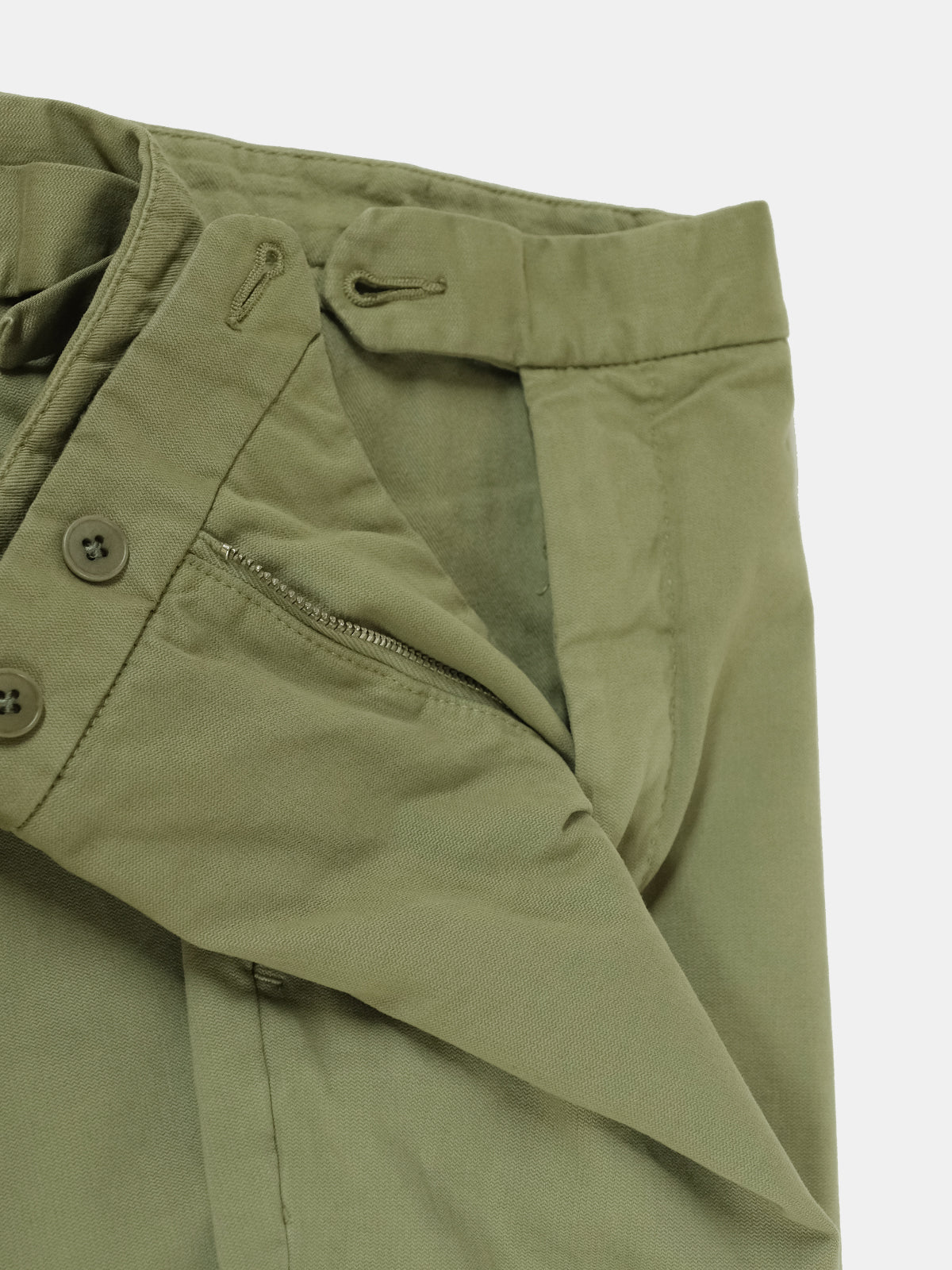 Sage Cotton Chino - Production Sample