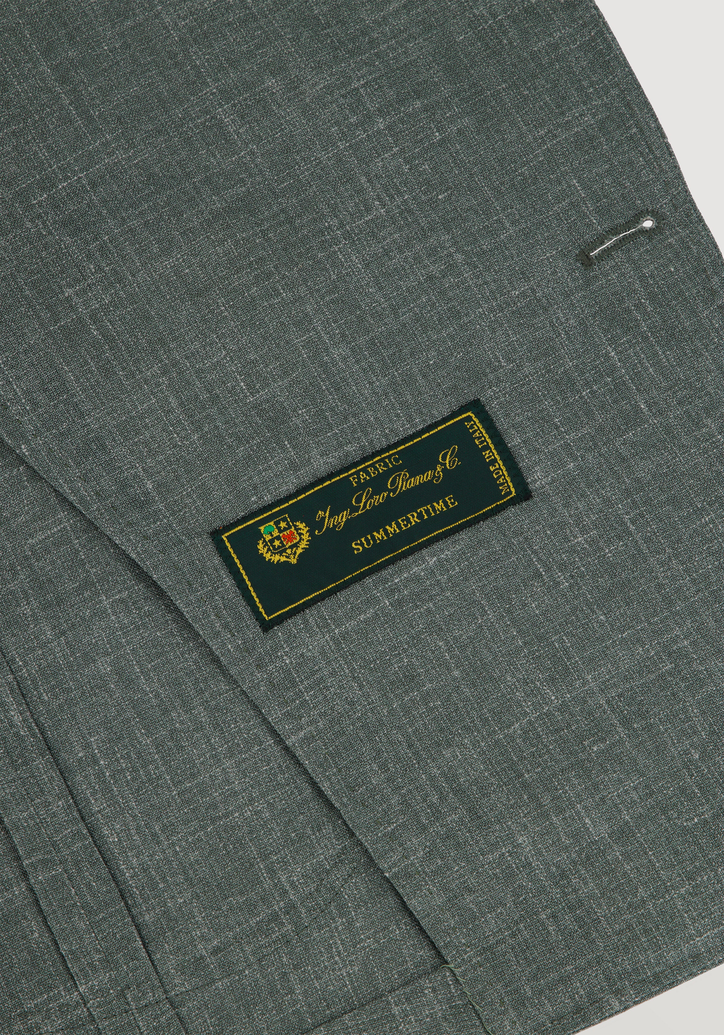 Brezza Wool Silk Linen Blazer - Sage