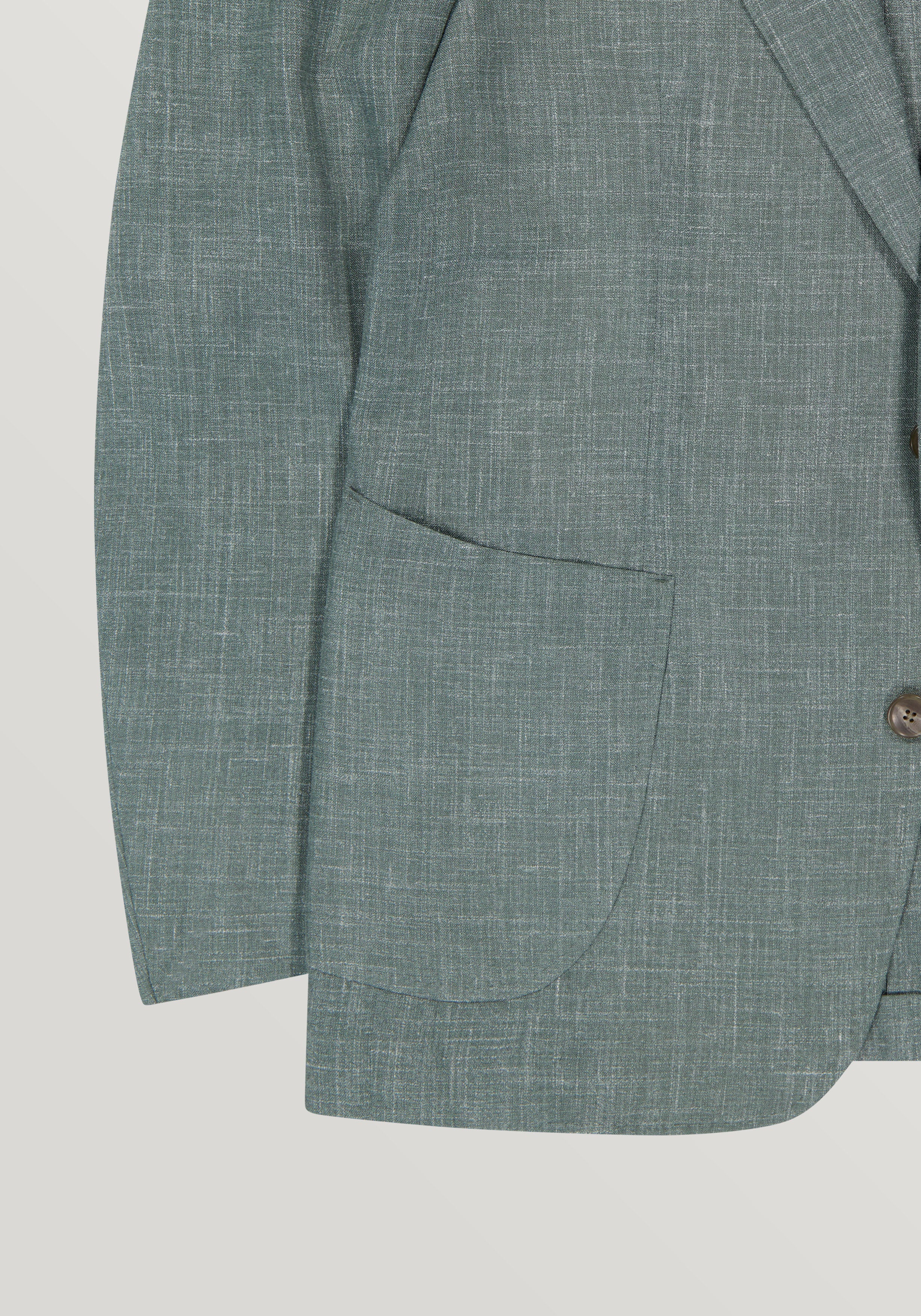 Brezza Wool Silk Linen Blazer - Sage