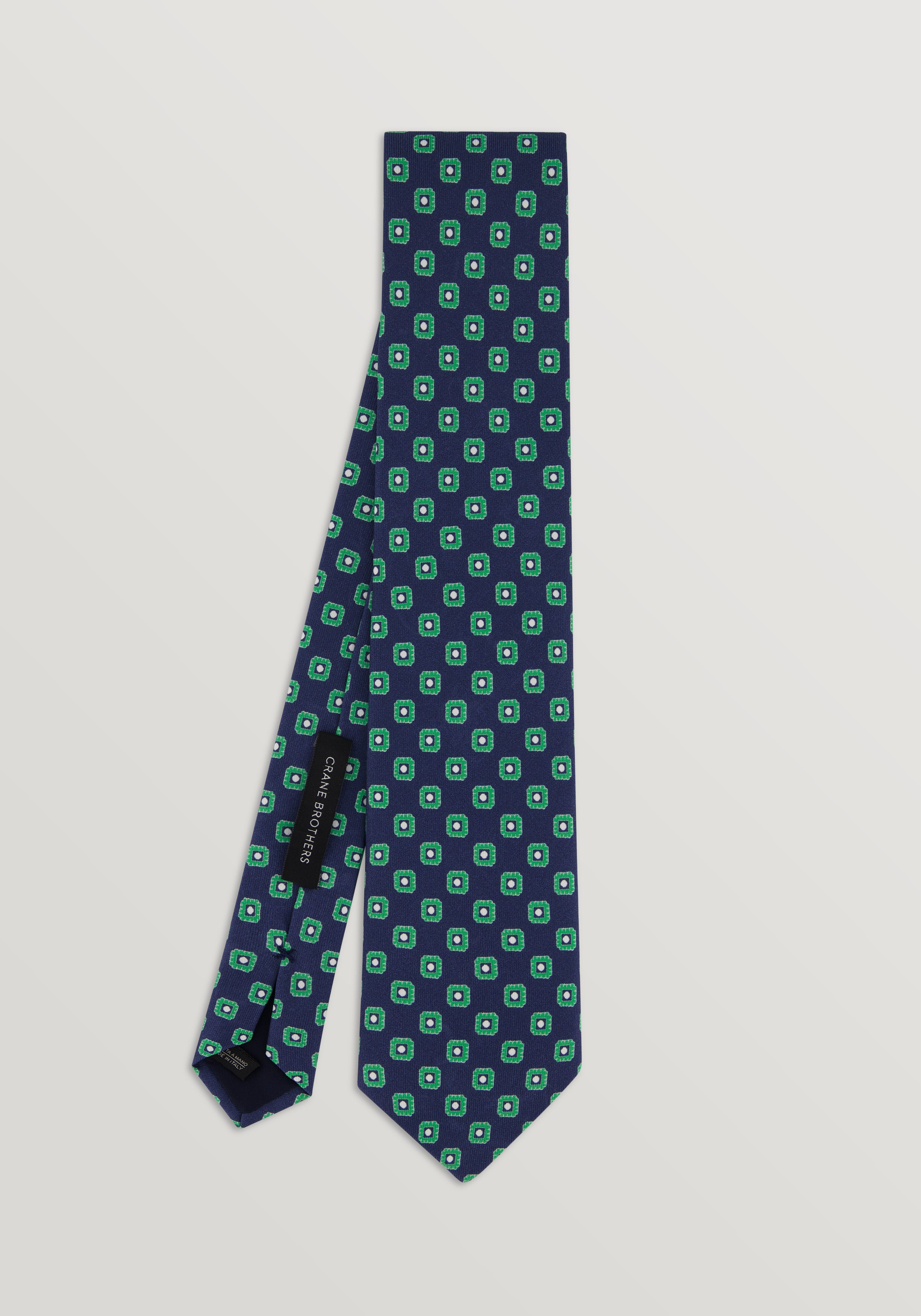 Silk Medallion Tie - Sage