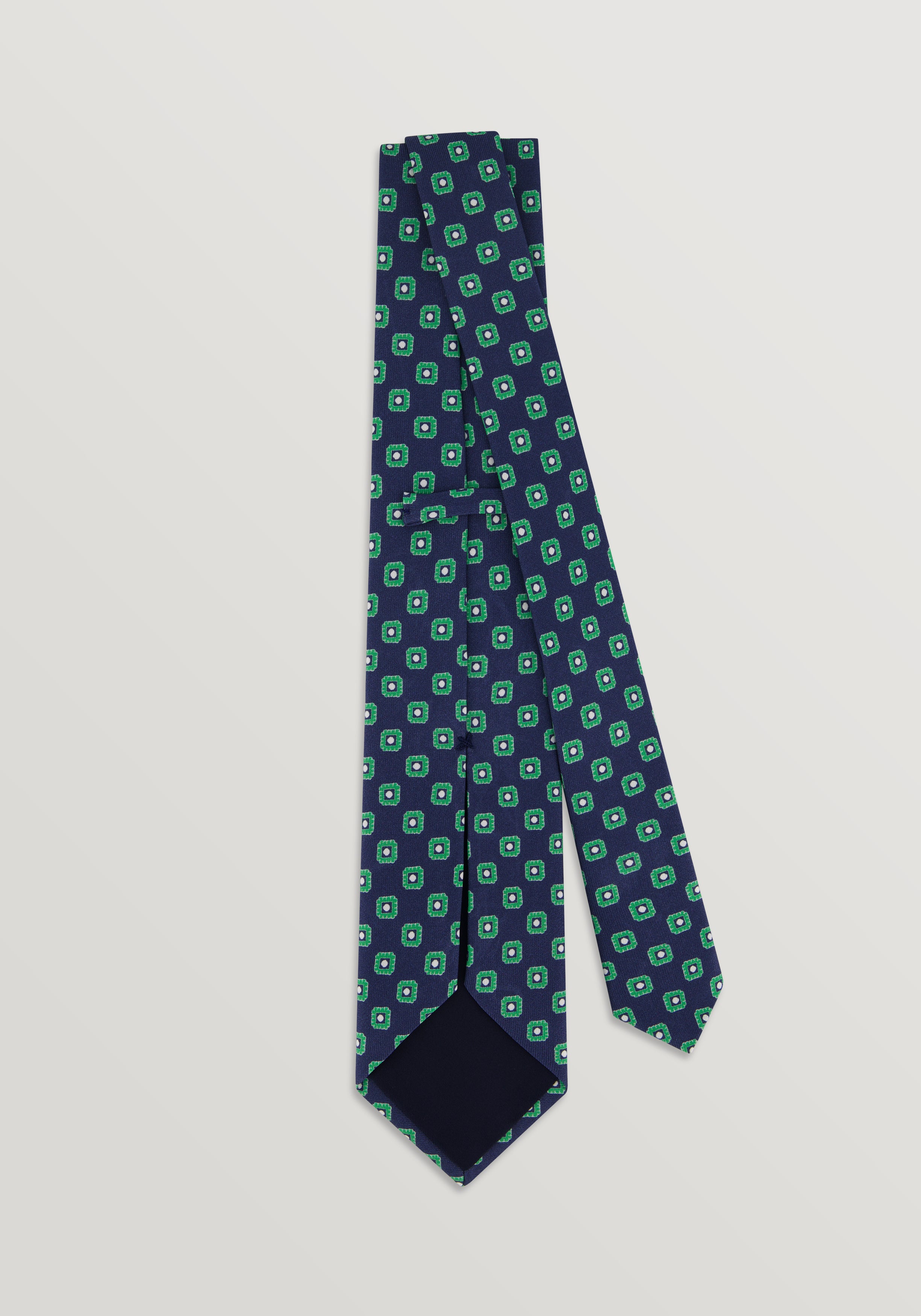 Silk Medallion Tie - Sage