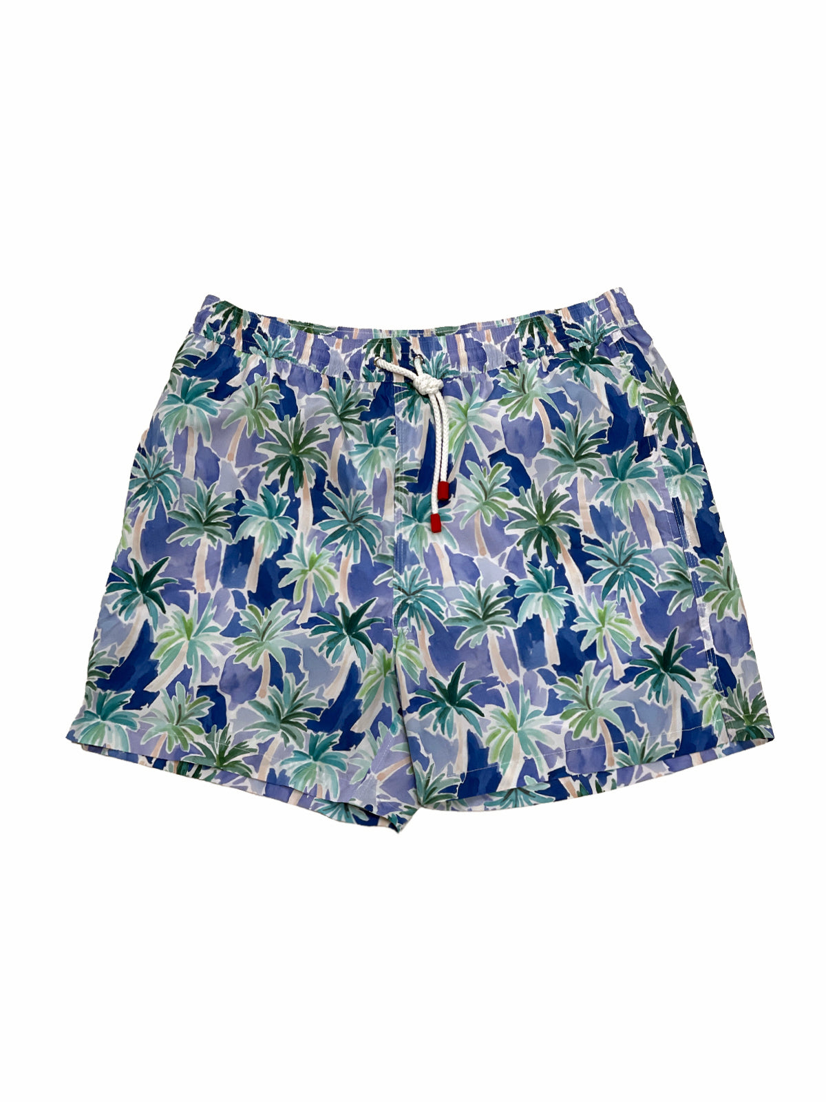 Abstract Floral Printed Swim Shorts - LUCKY LAST