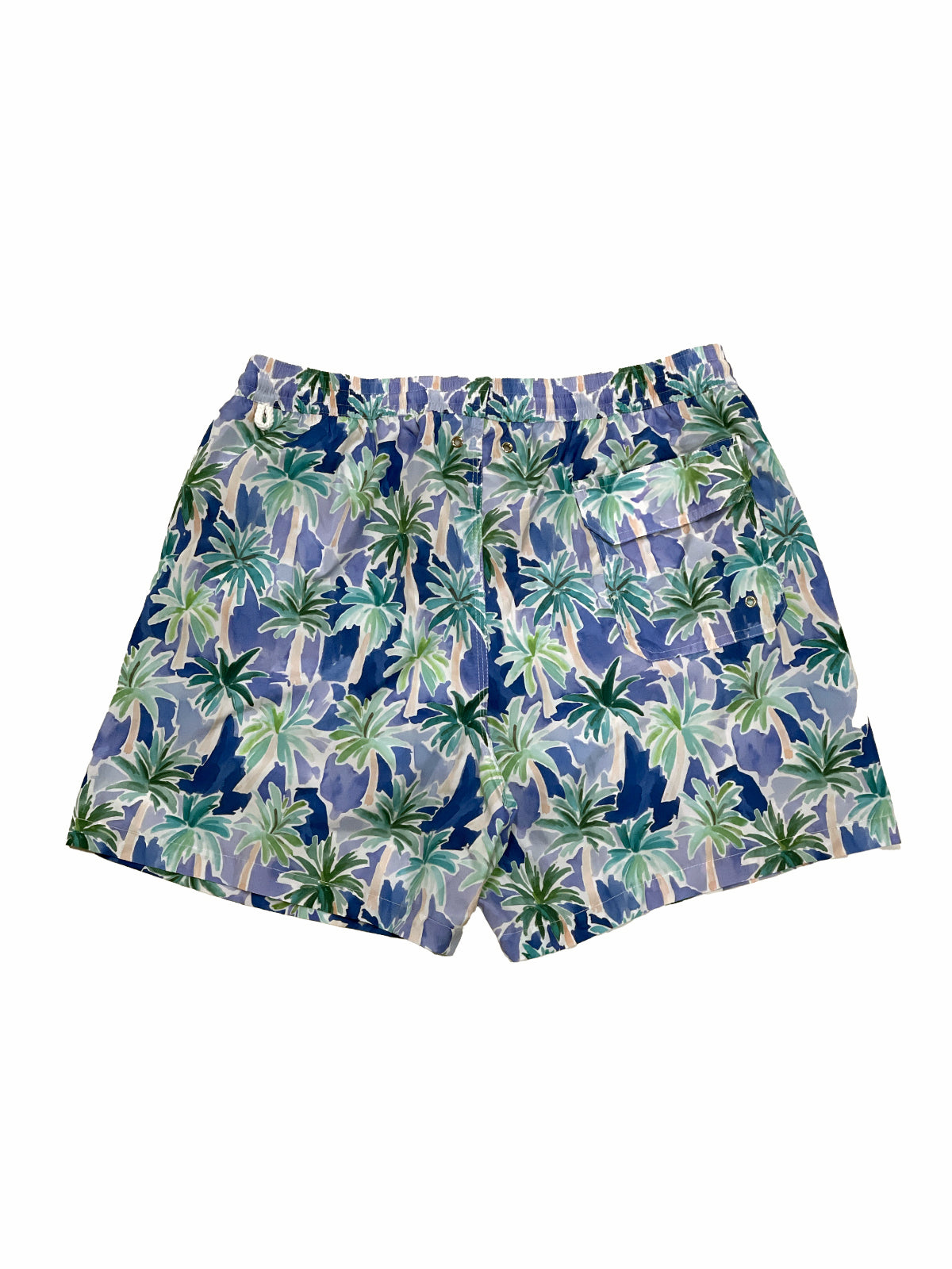 Abstract Floral Printed Swim Shorts - LUCKY LAST