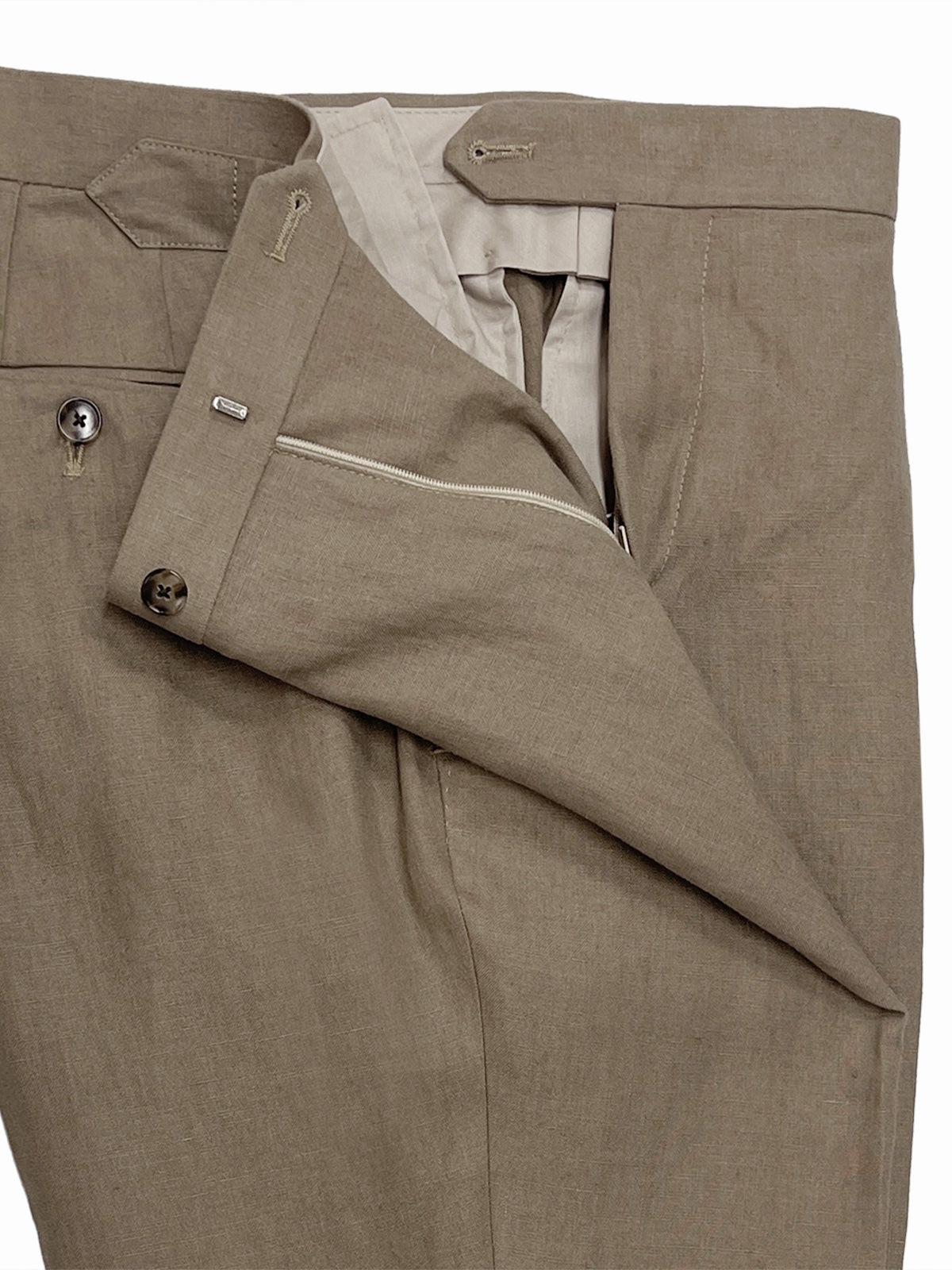 Summer Linen Trouser - Drab