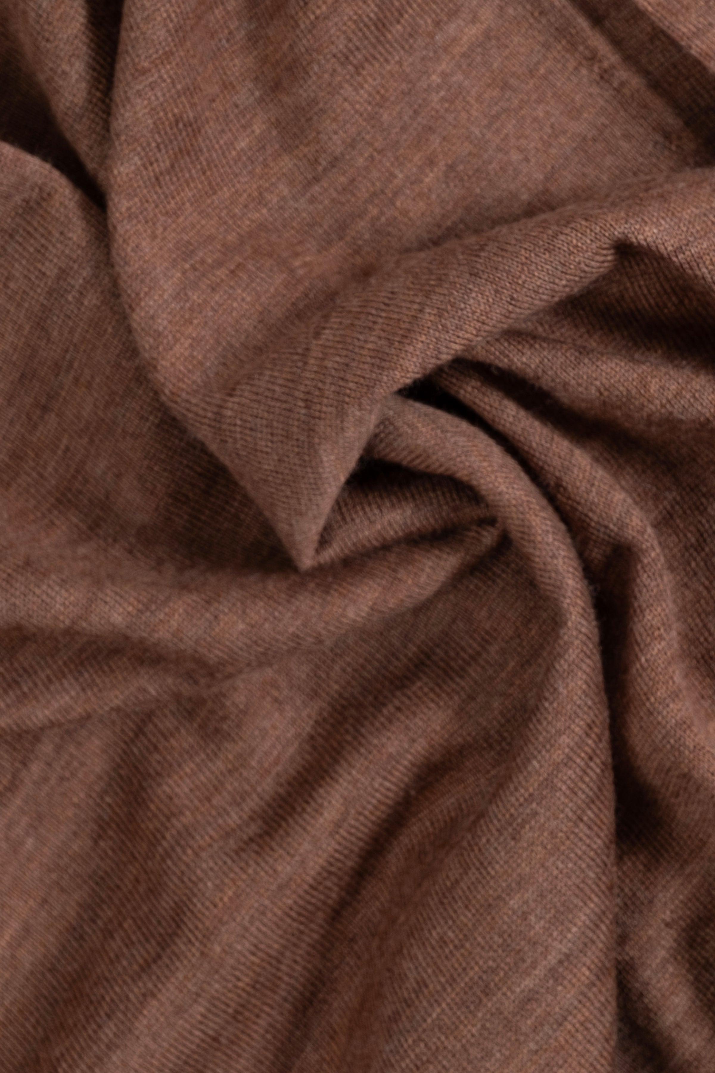 2 Ply Merino Crew Neck Sweater - Tussock