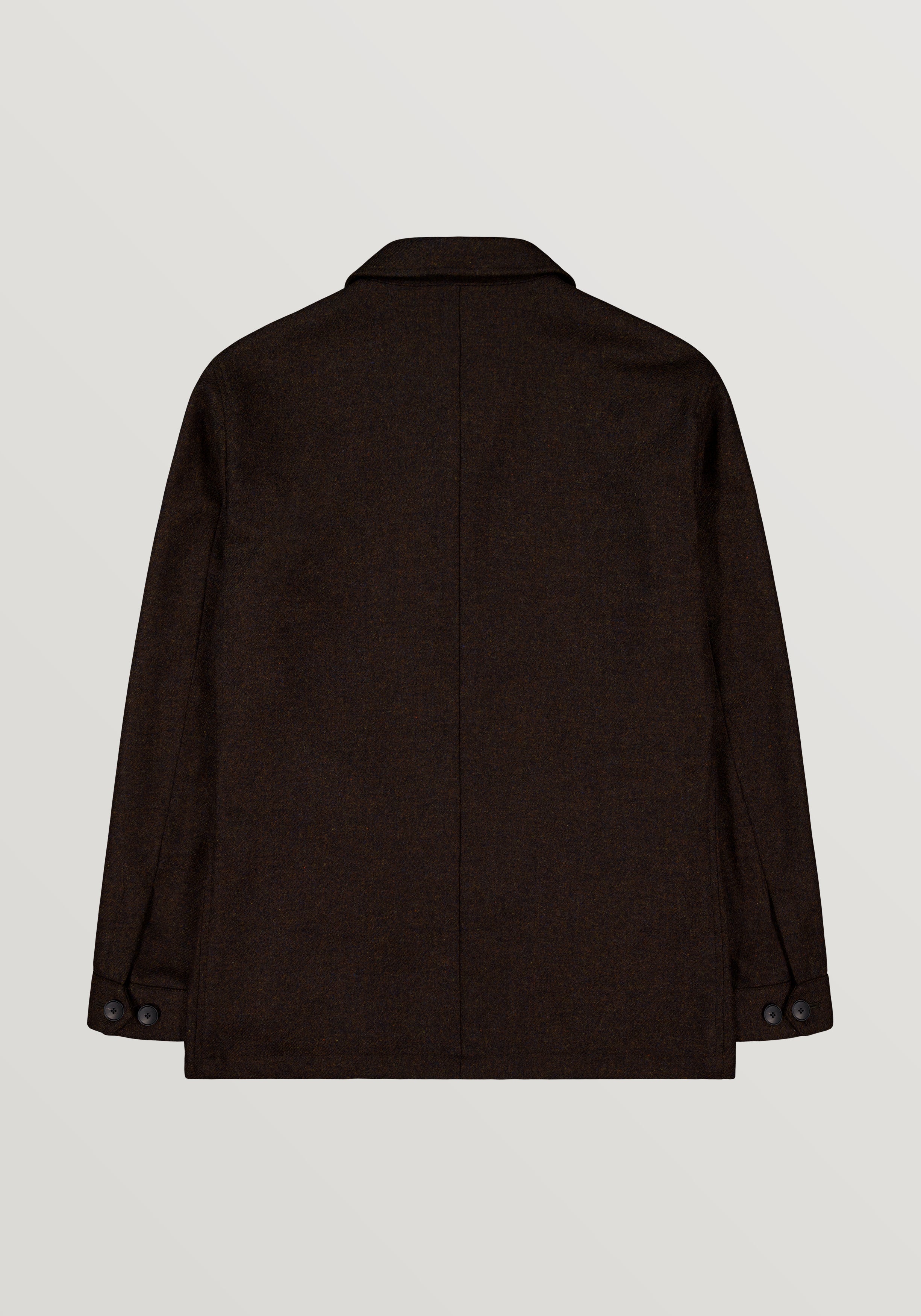 Tweed Chore Jacket - Mixed Brown