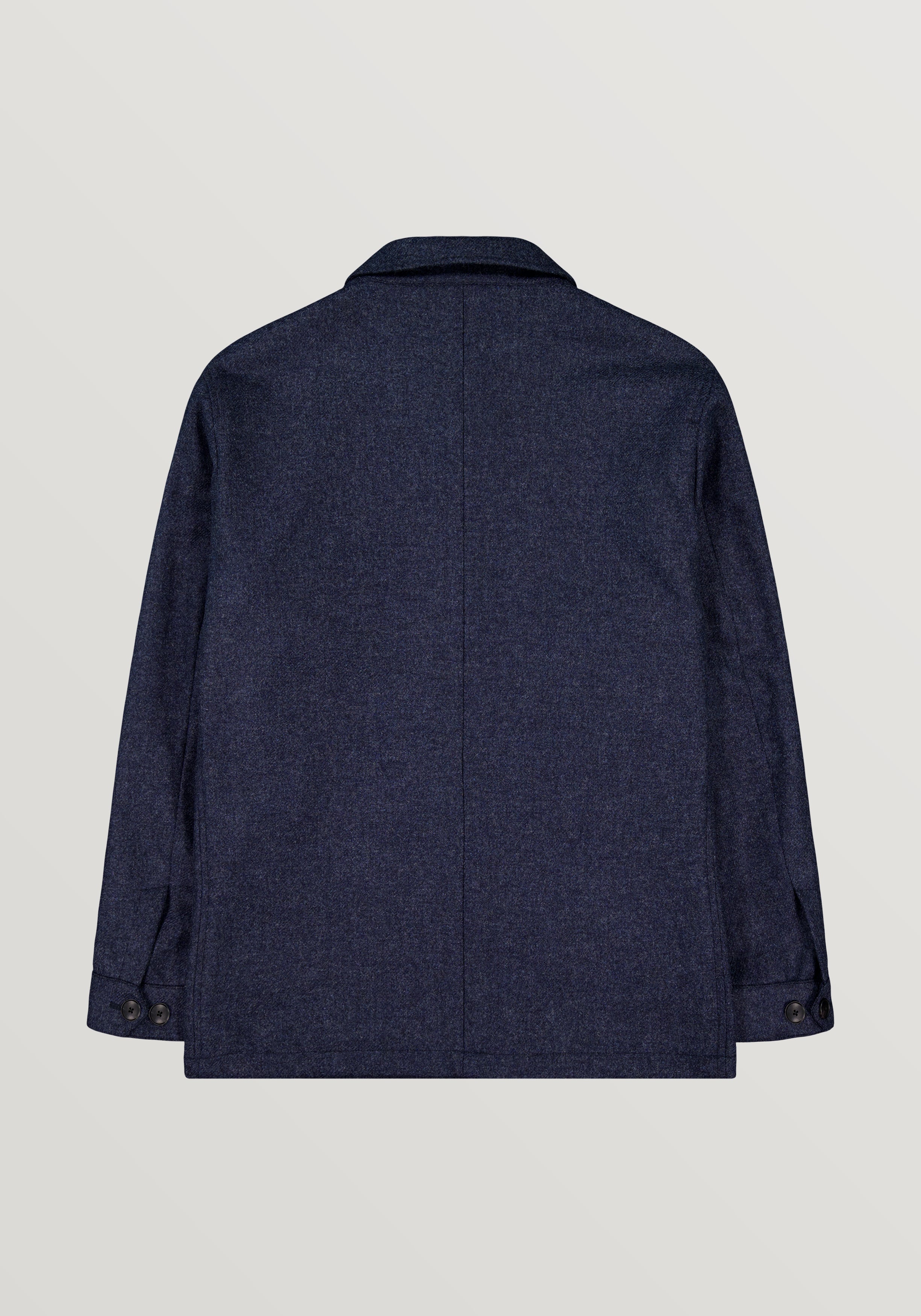 Tweed Chore Jacket - Mixed Dark Blue