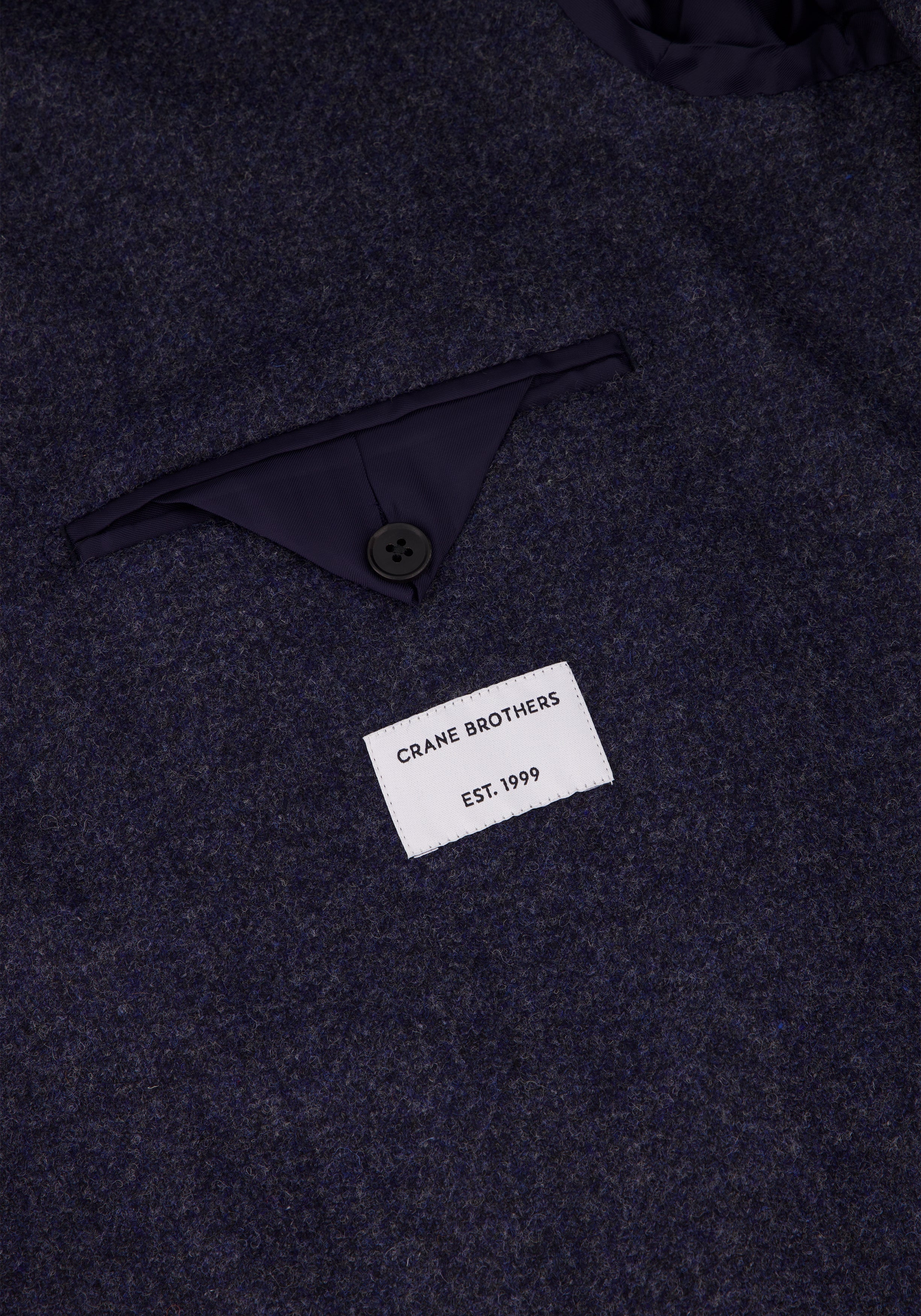 Tweed Chore Jacket - Mixed Dark Blue