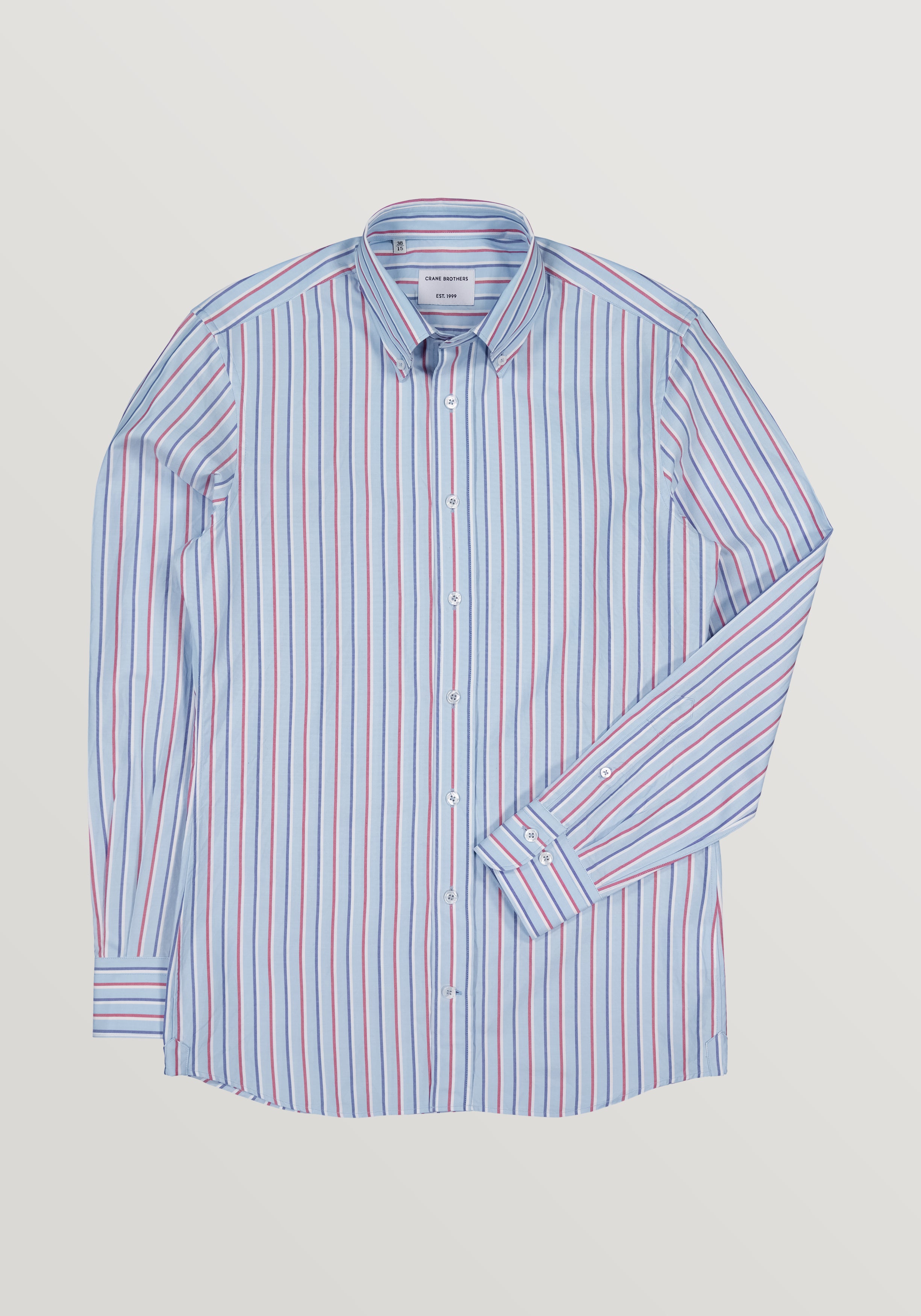 Whitmore Shirt - Blue & Red Stripe