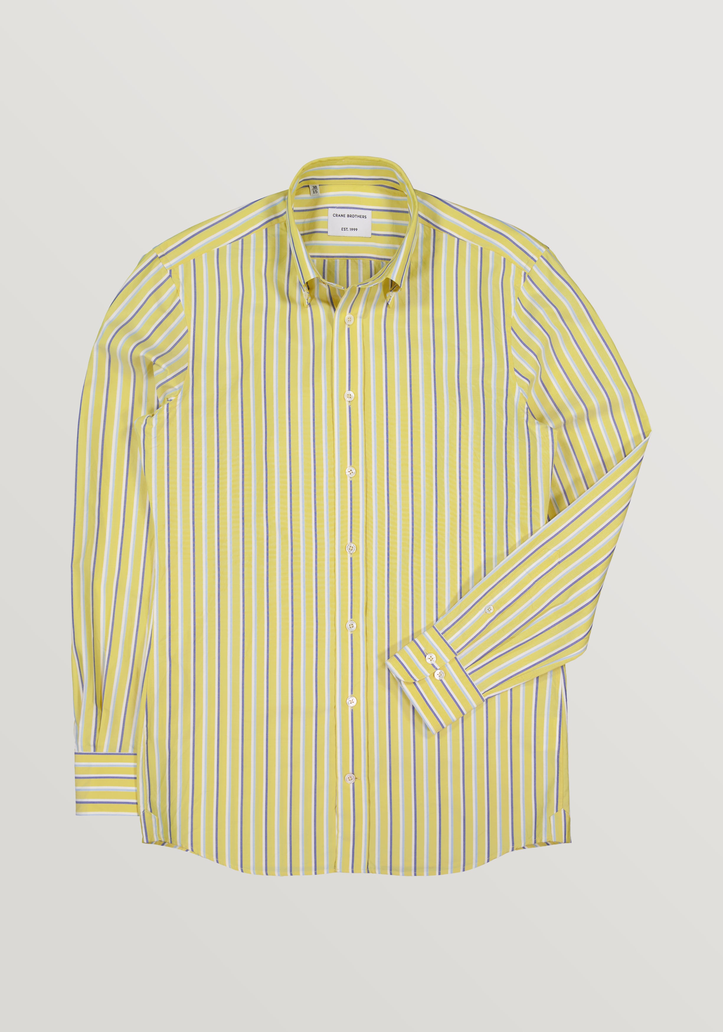Whitmore Shirt - Yellow & Blue Stripe