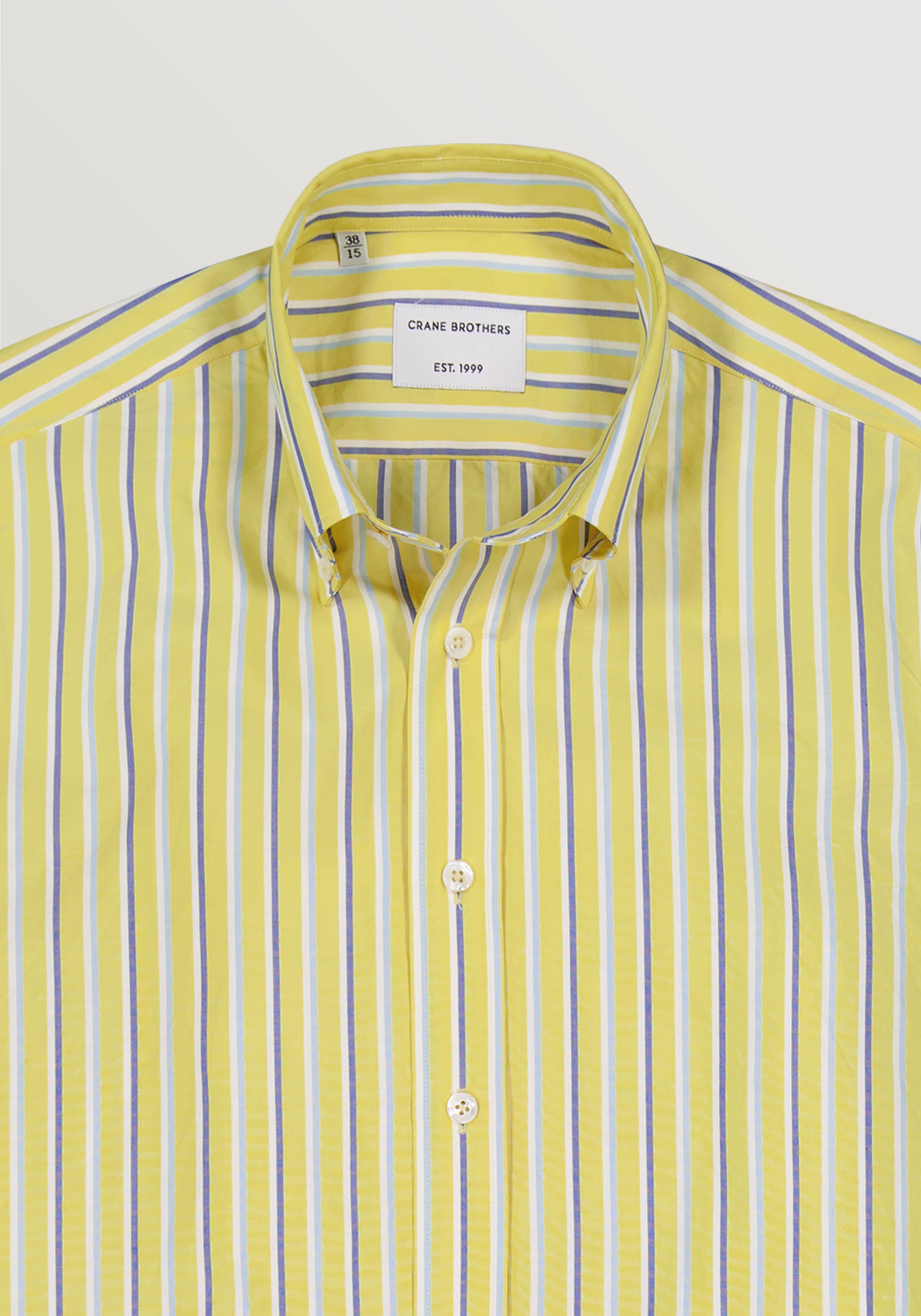 Whitmore Shirt - Yellow & Blue Stripe