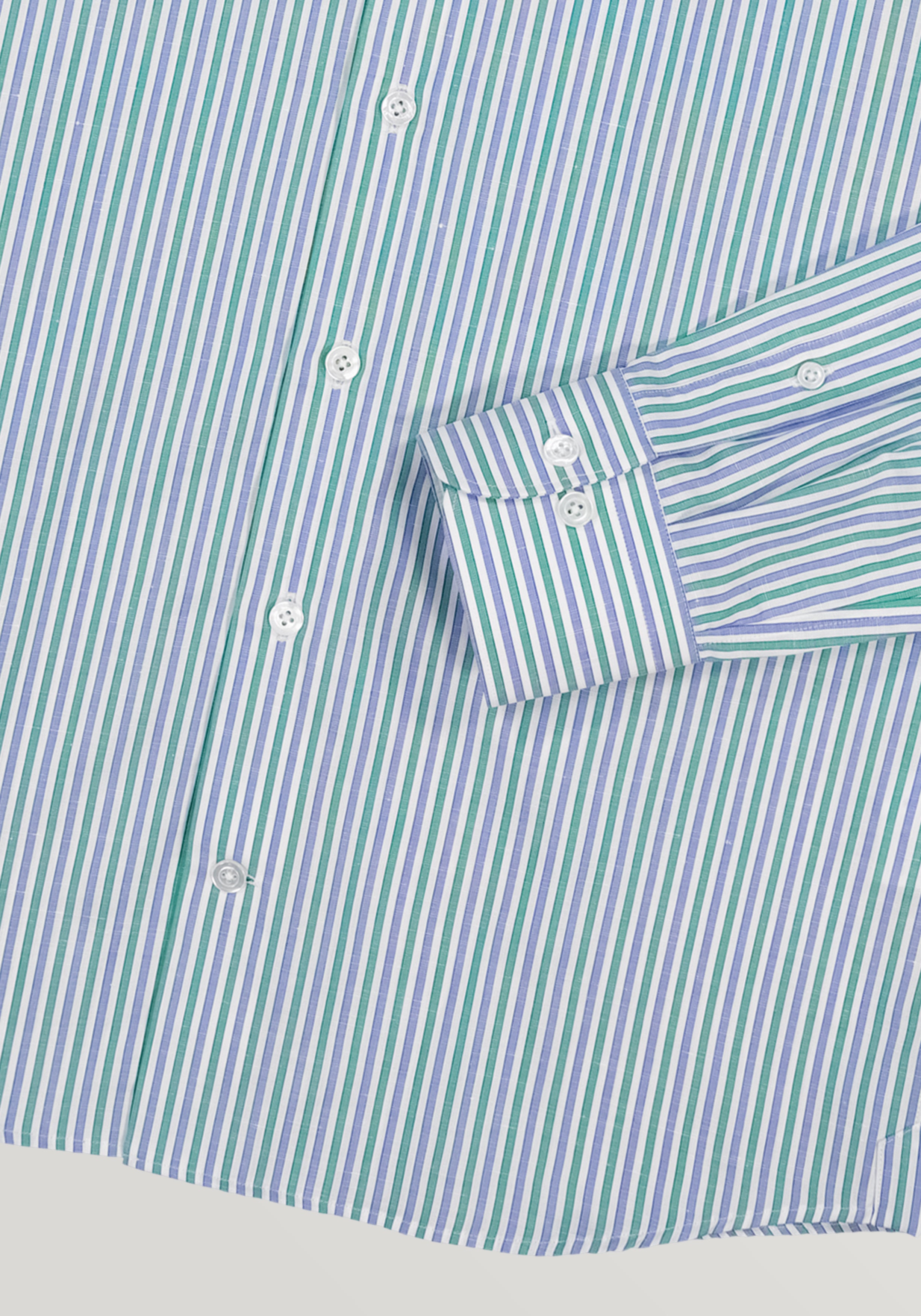 Winslow Shirt - Blue & Green Stripe