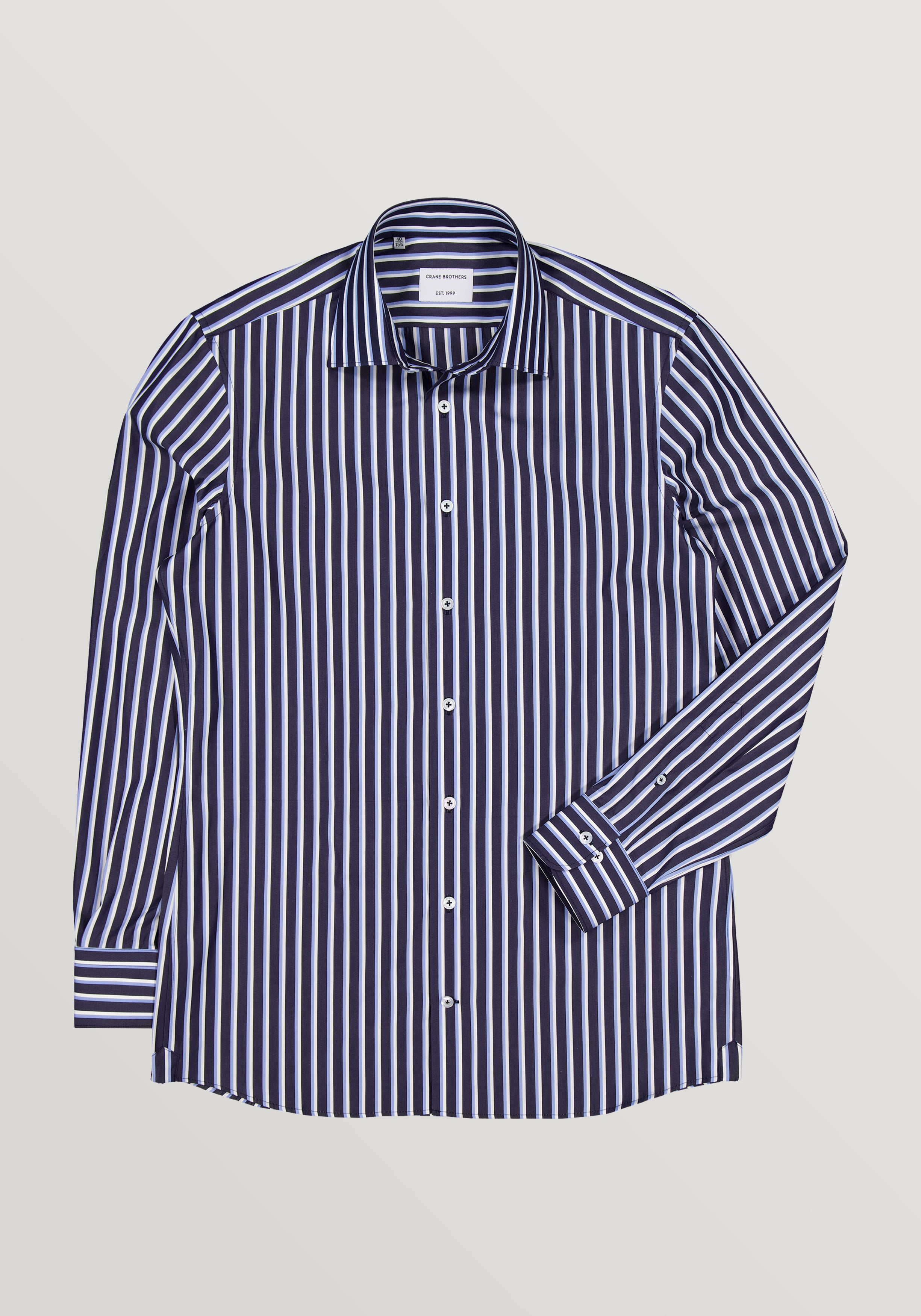 Winslow Shirt - Navy & Blue Stripe