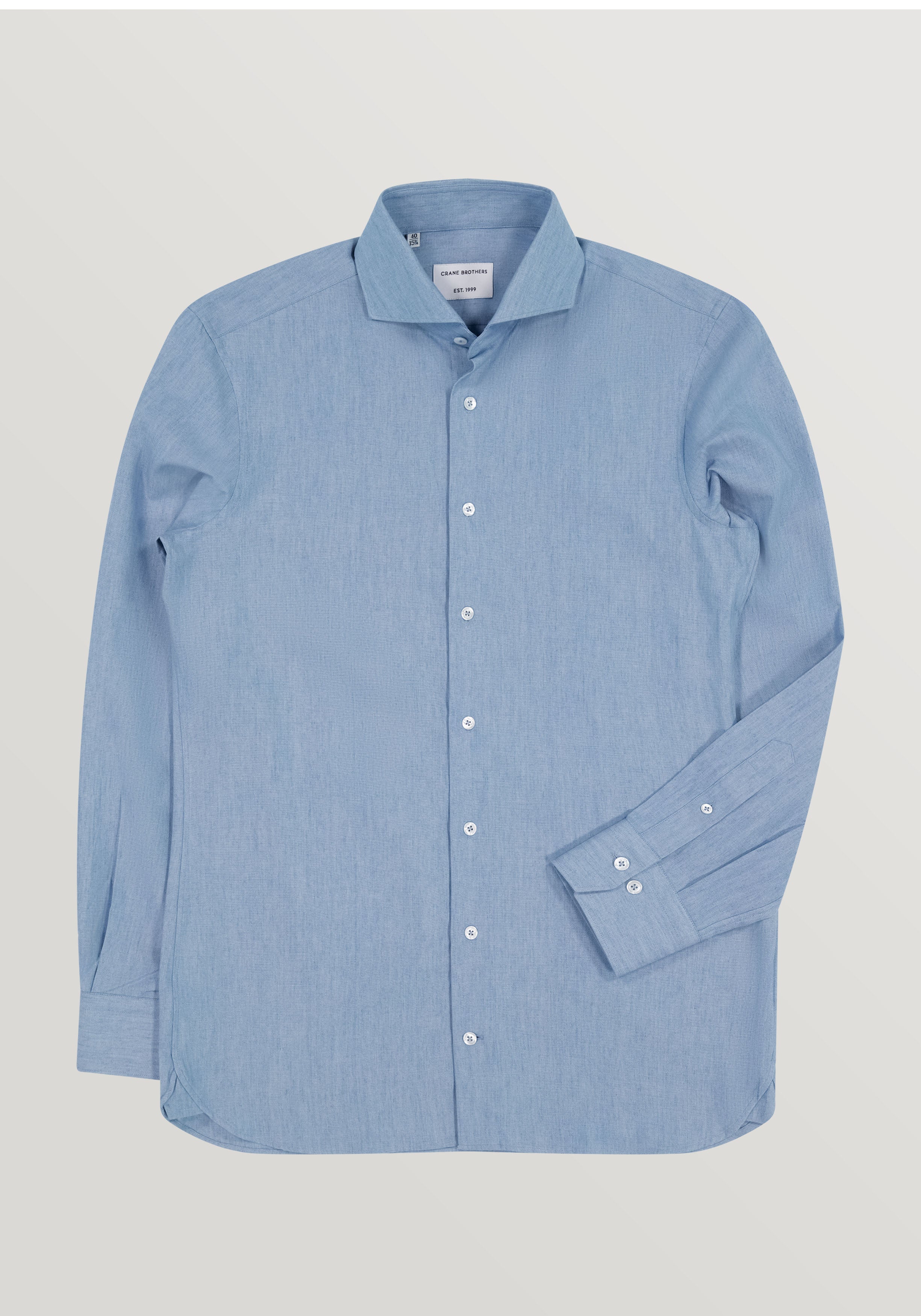 Washed Chambray Shirt – Light Blue | 