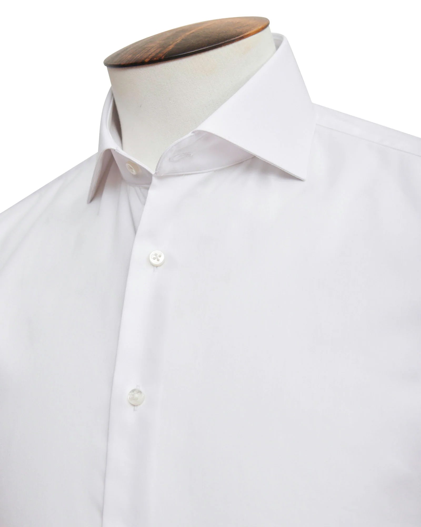 White Twill Cutaway Shirt - Sample  - LUCKY LAST