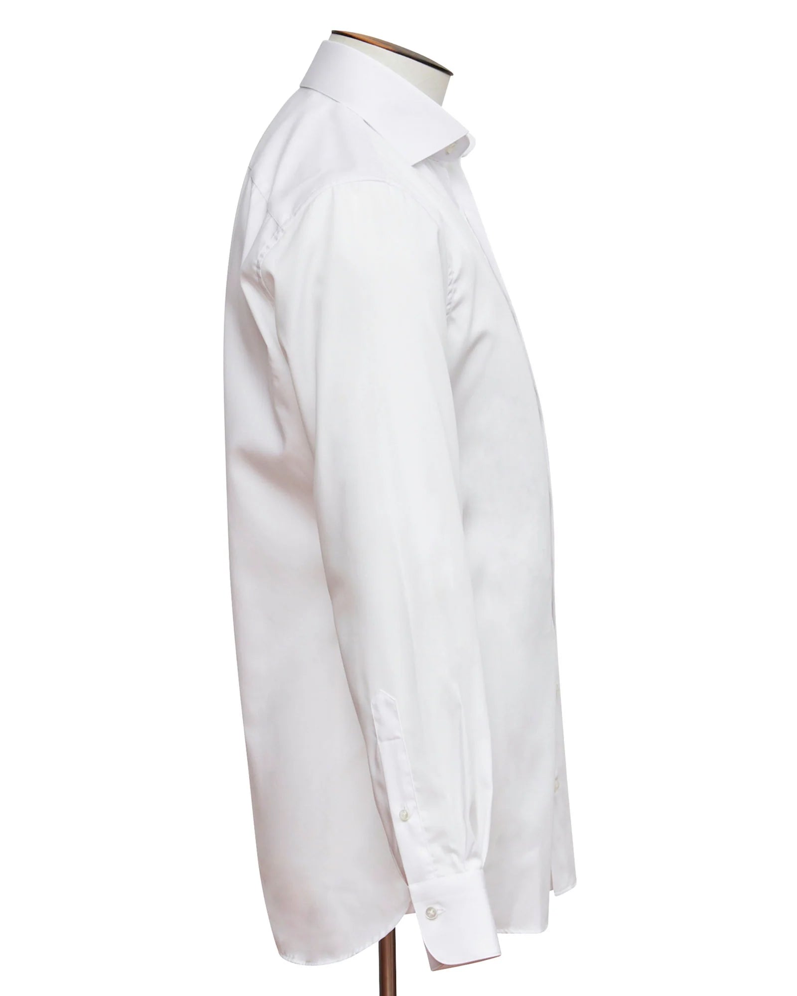 White Fine Twill Short Fit Shirt  - LUCKY LAST