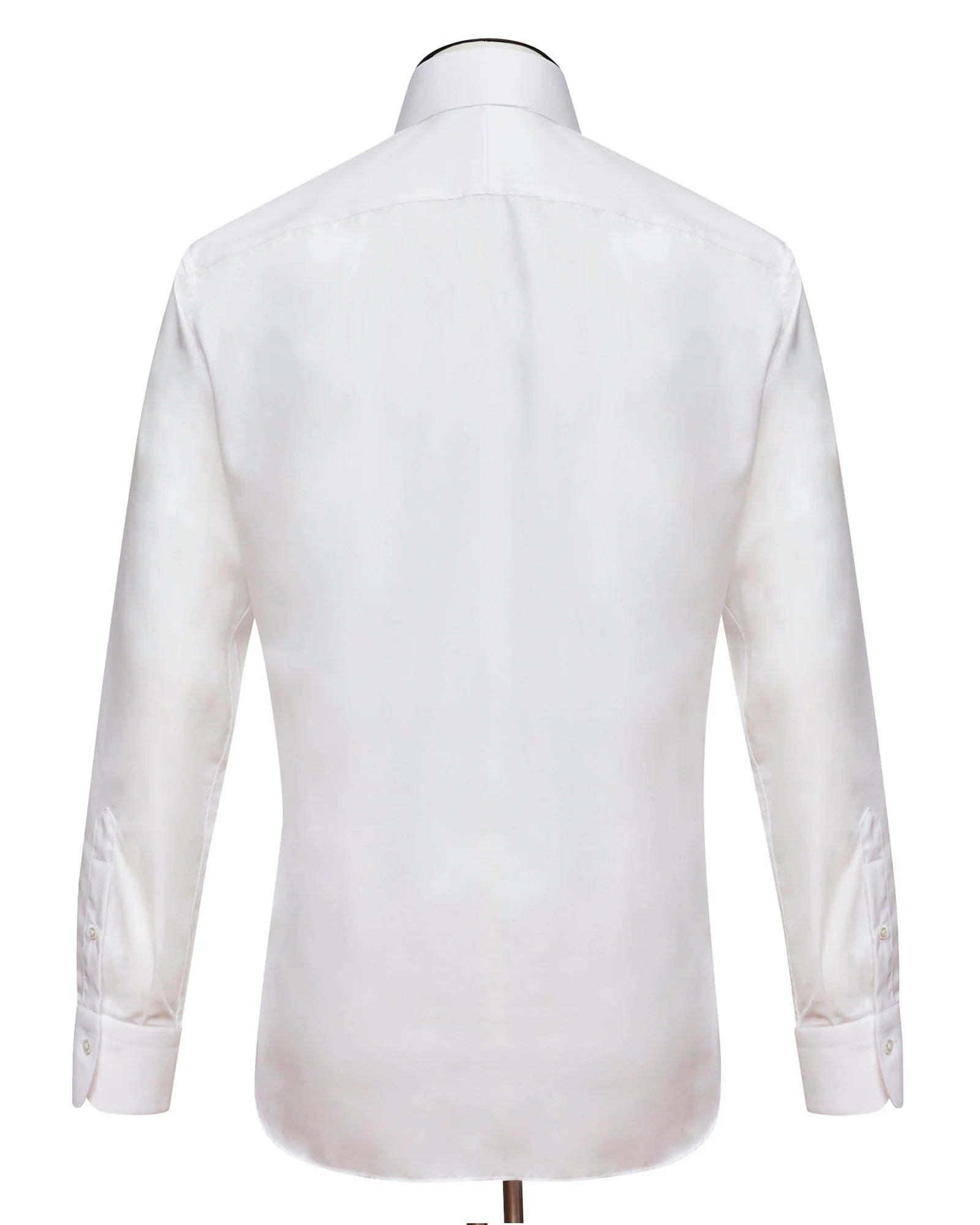 White Fine Twill Short Fit Shirt  - LUCKY LAST