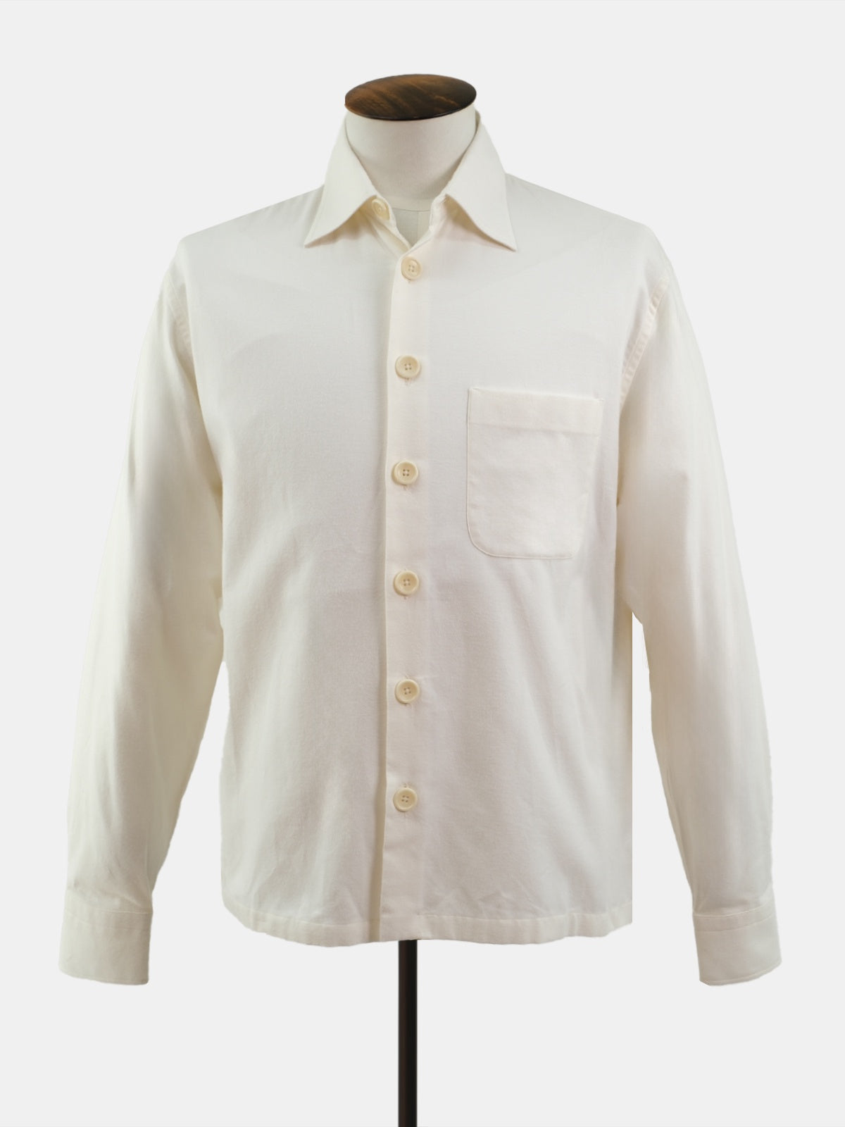 White Flannel Over Shirt Sample  - LUCKY LAST
