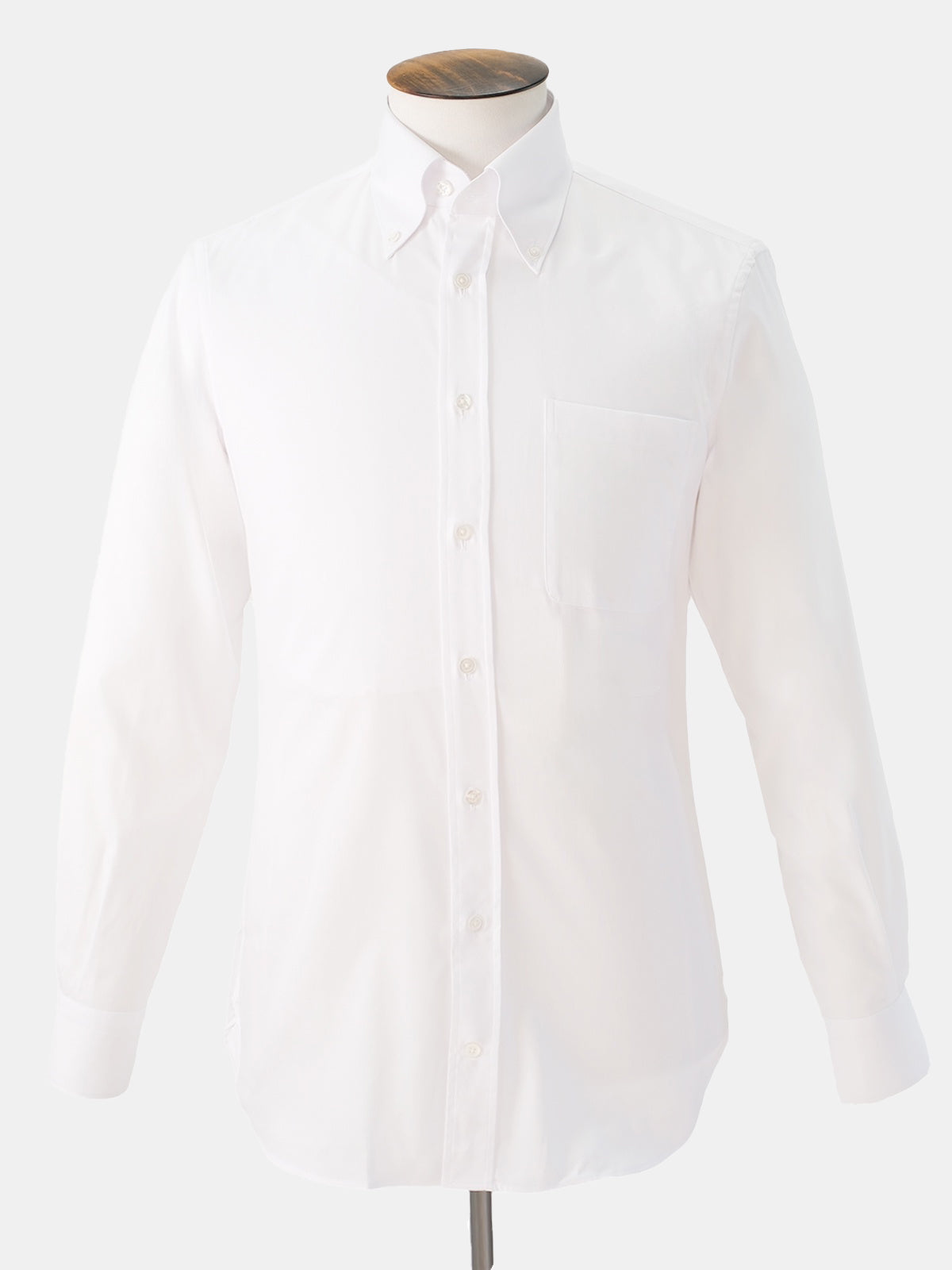 Lightweight Oxford  Button Down Shirt - White