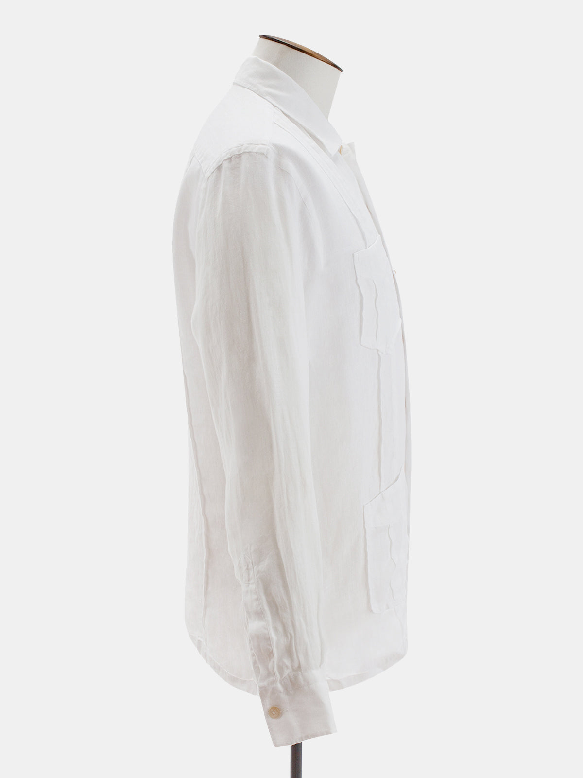 Linen Guayabera Shirt - White