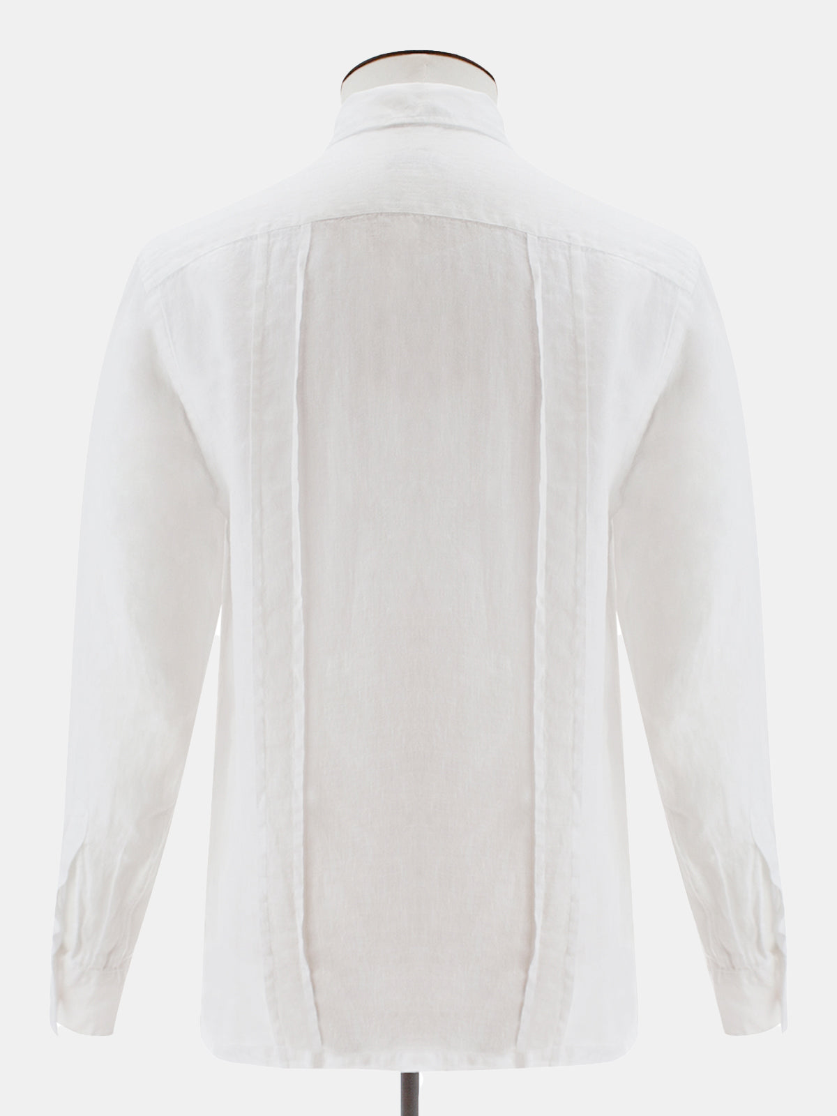 Linen Guayabera Shirt - White