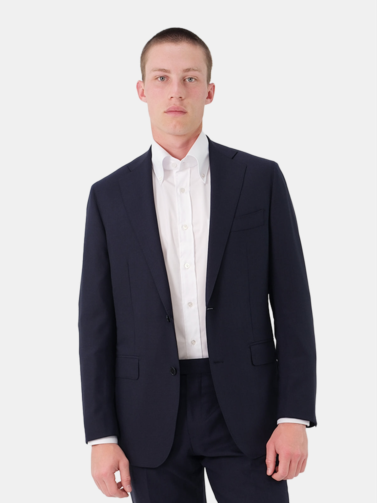 Lightweight Oxford  Button Down Shirt - White