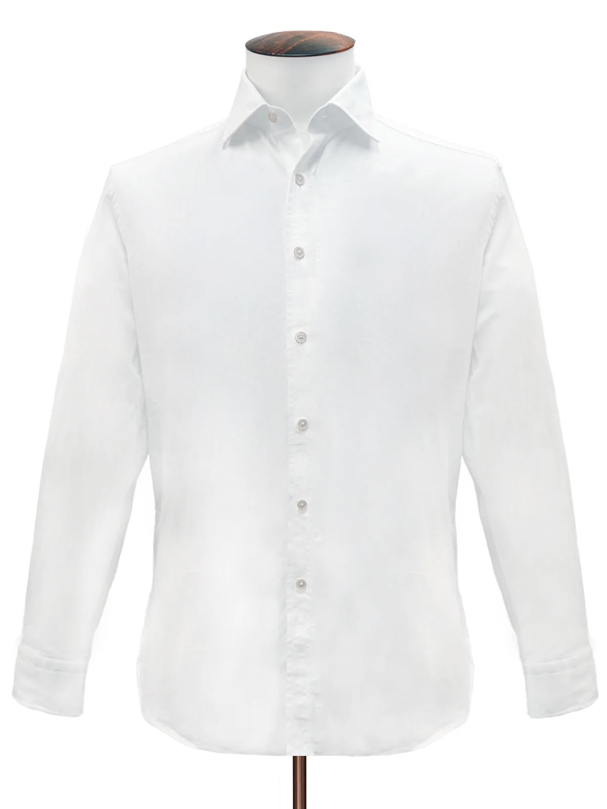 White Oxford Cutaway Collar Shirt  - LUCKY LAST
