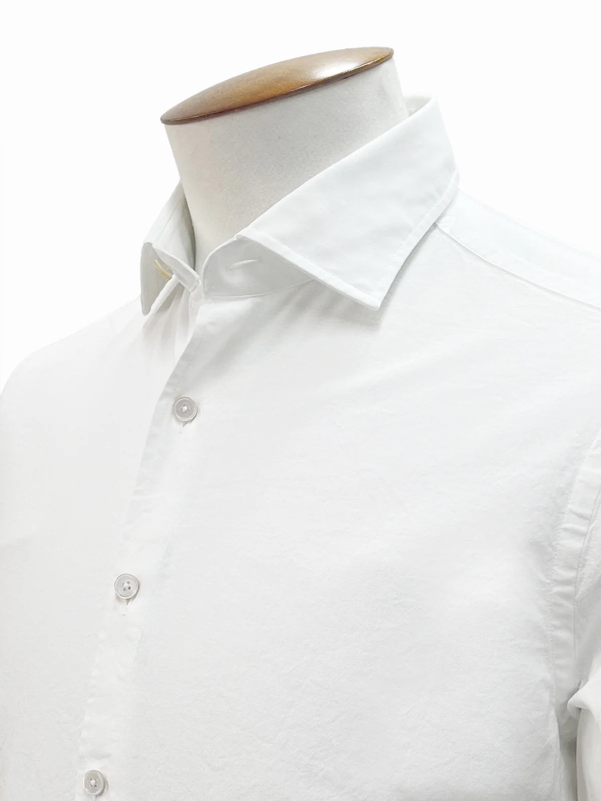 White Oxford Cutaway Collar Shirt  - LUCKY LAST